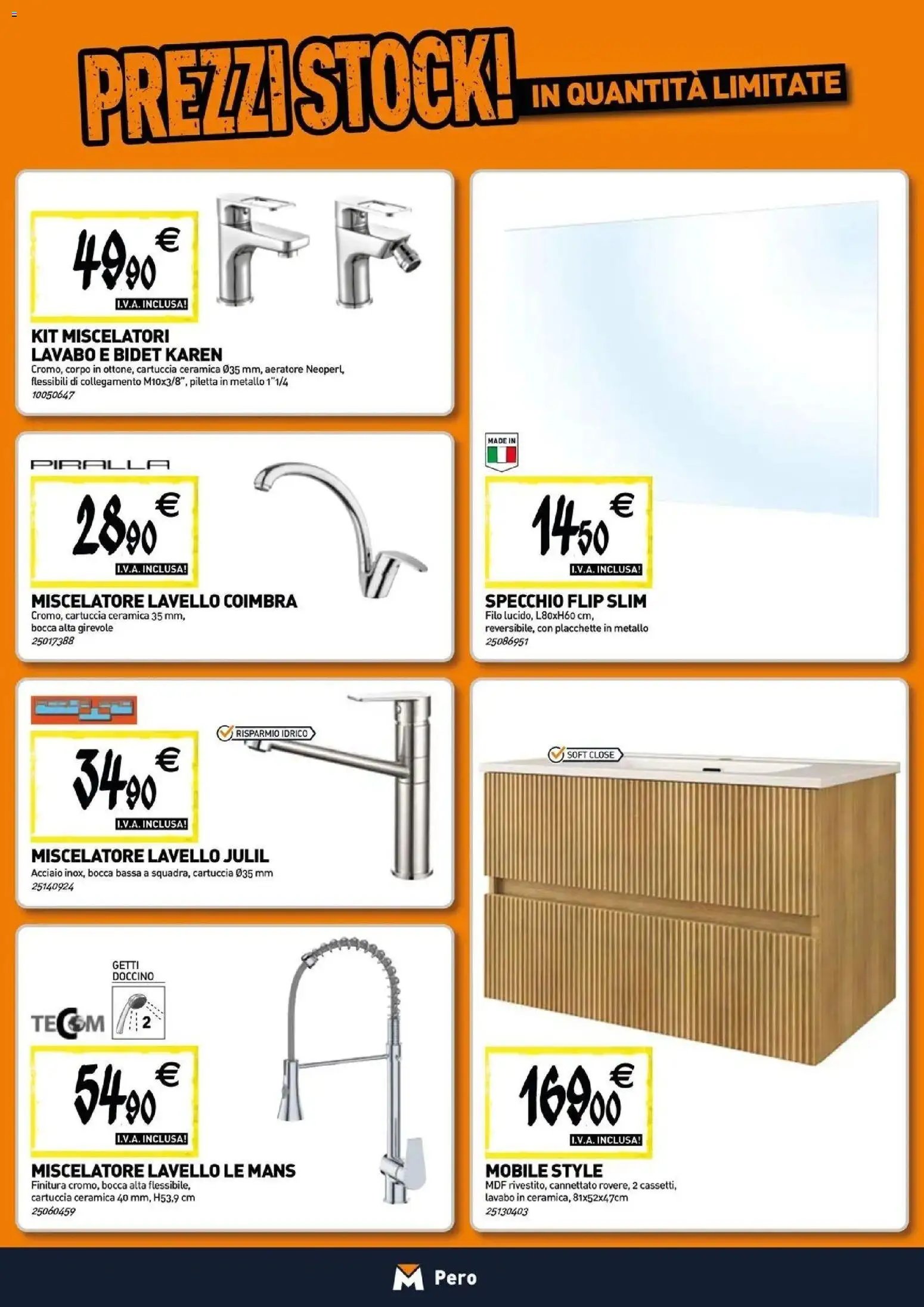 TECNOMAT - Straordinari prezzi stock!