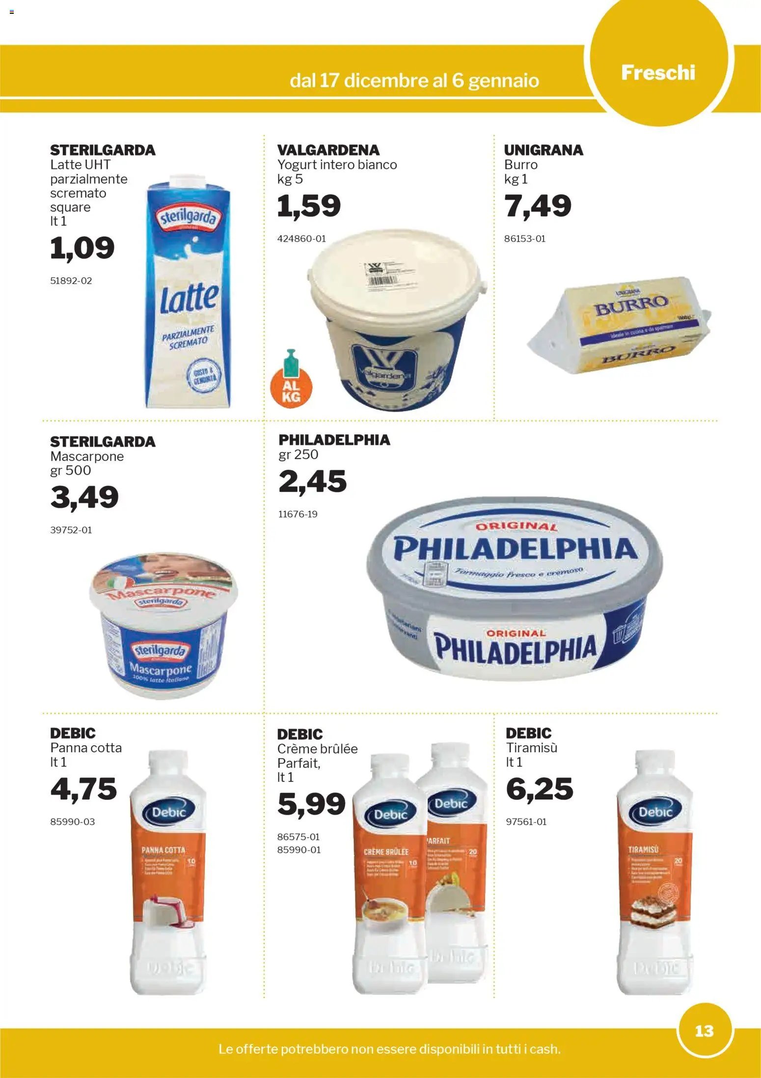 Volantino Sogegross	 (2025-12-17 - 2026-01-06)