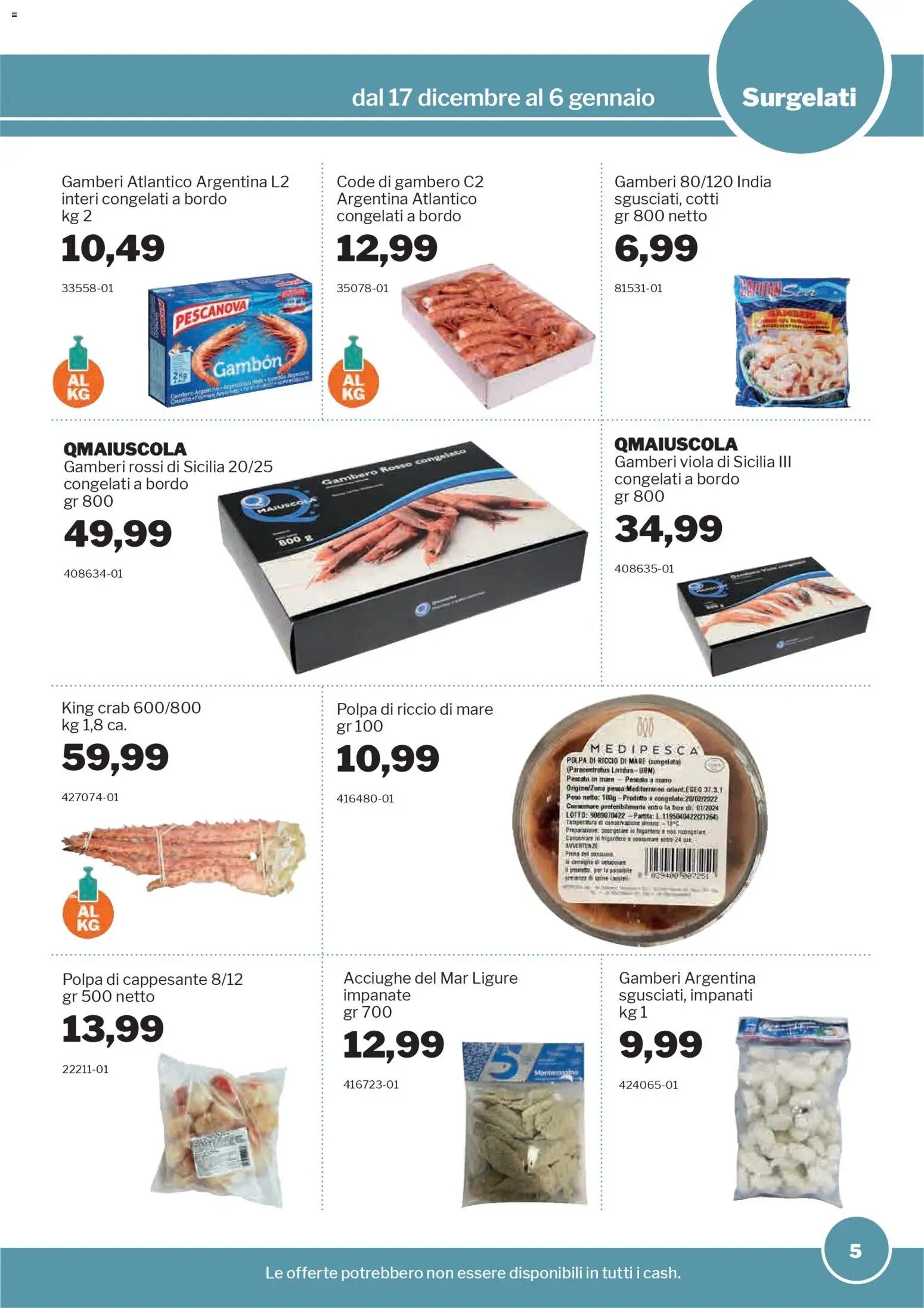 Volantino Sogegross	 (2025-12-17 - 2026-01-06)