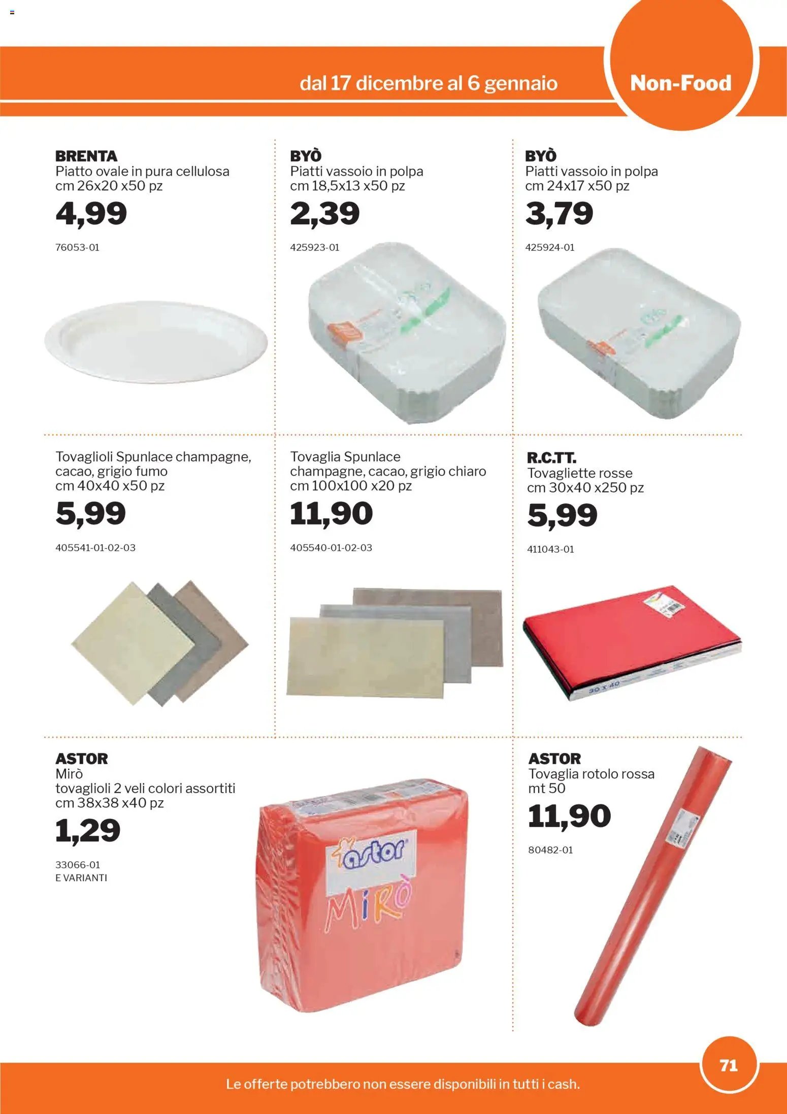 Volantino Sogegross	 (2025-12-17 - 2026-01-06)