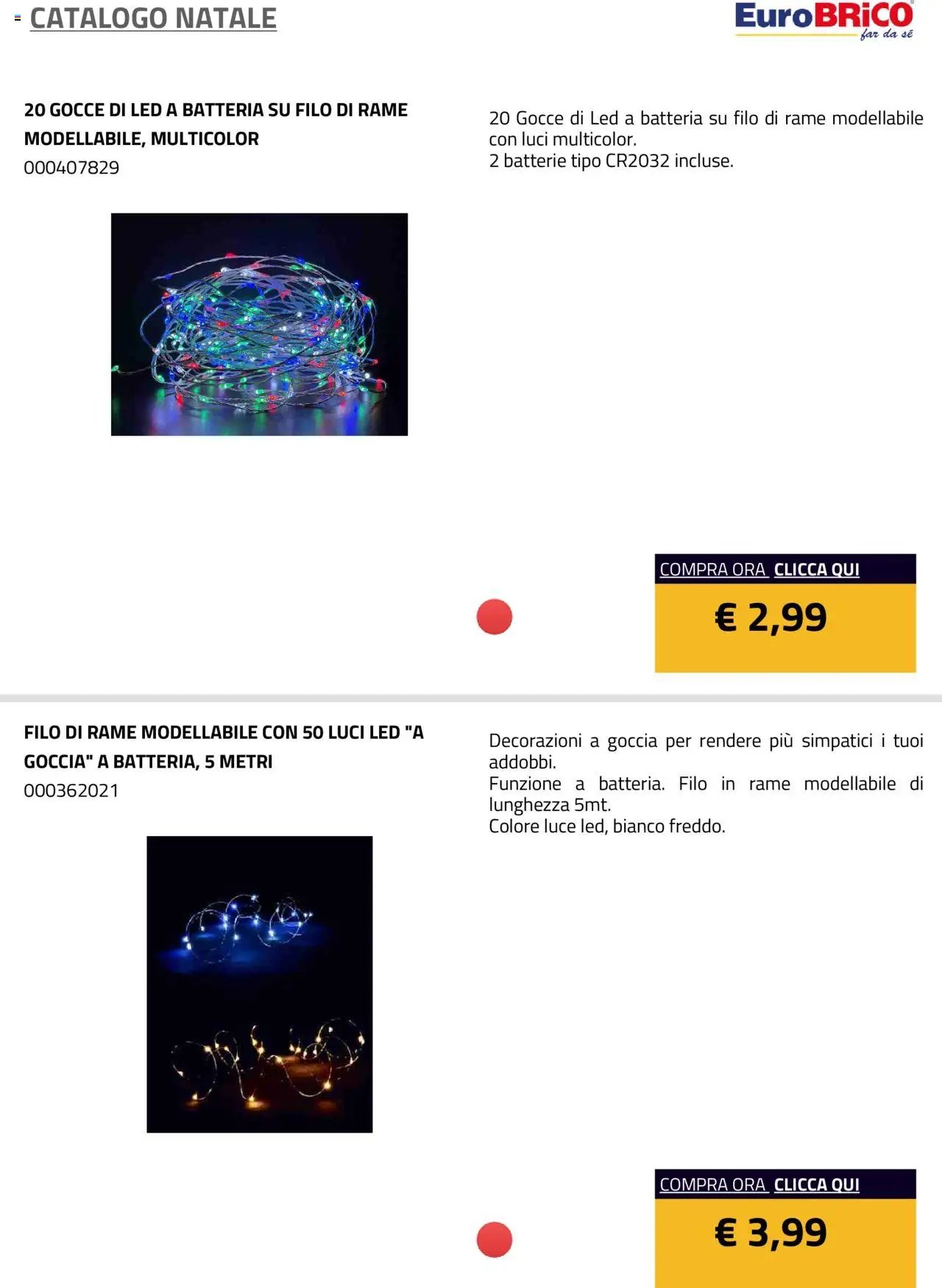 Eurobrico Natale catalogo