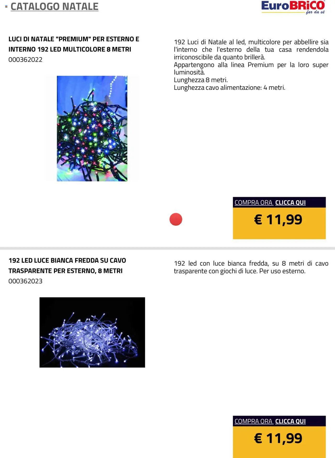 Eurobrico Natale catalogo
