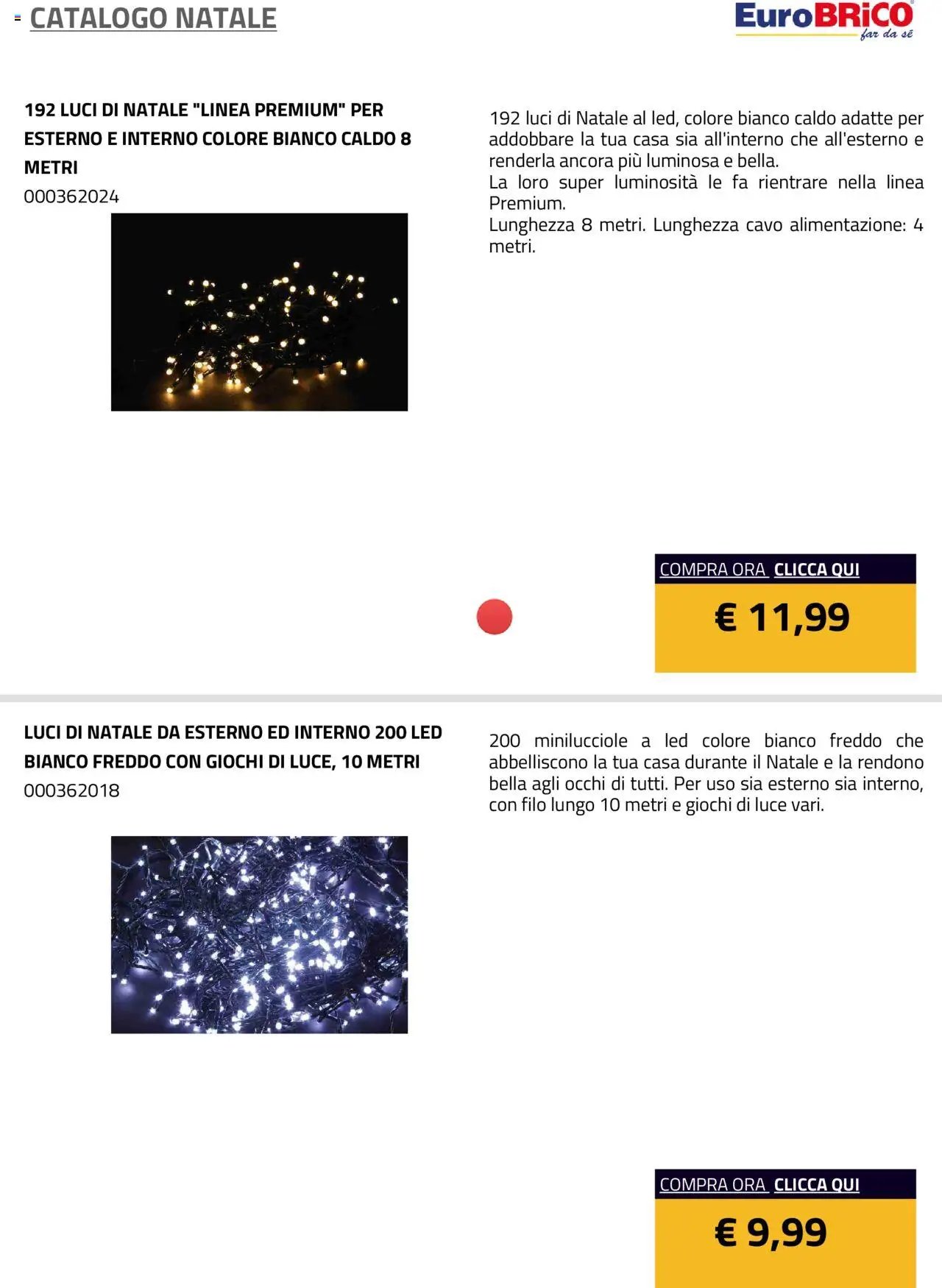 Eurobrico Natale catalogo