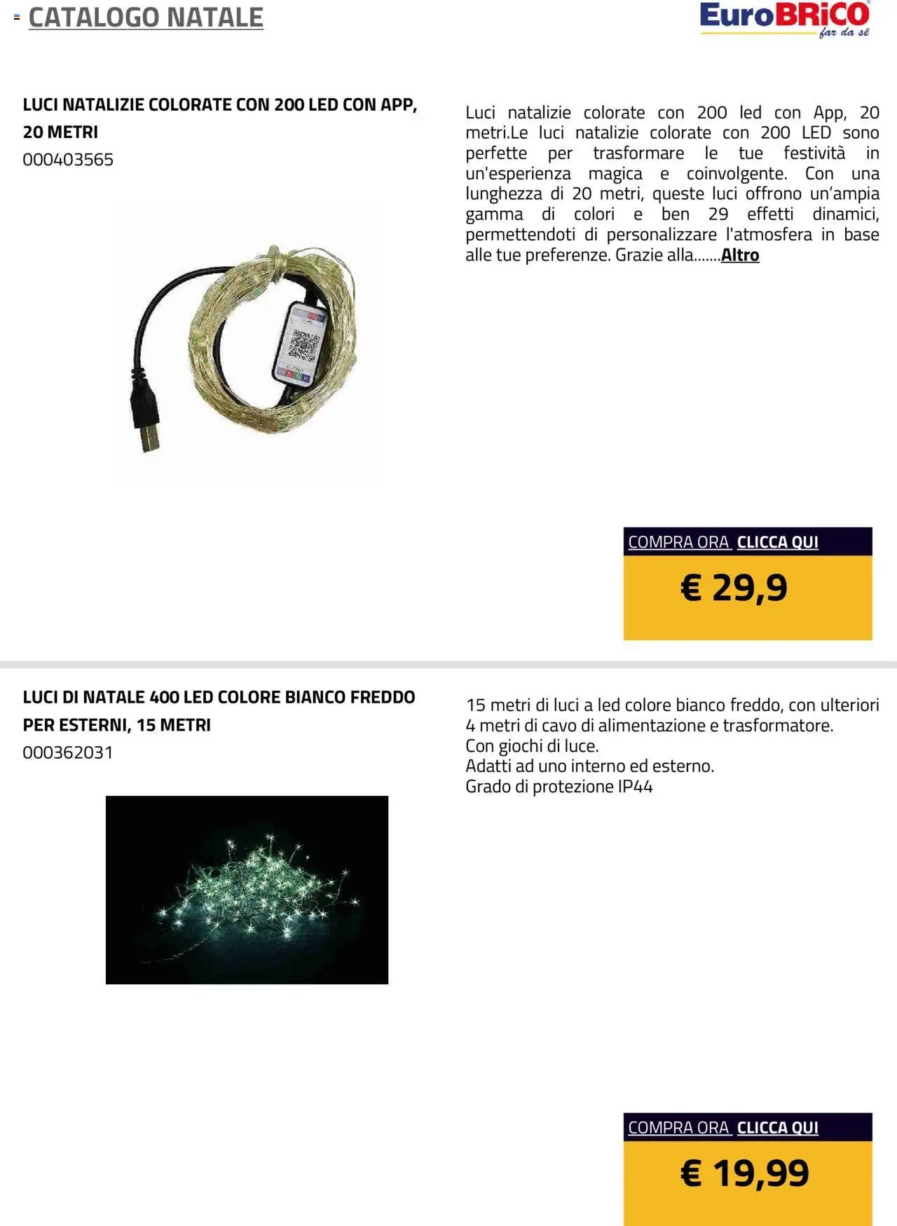 Eurobrico Natale catalogo