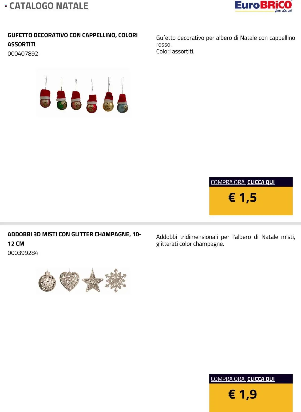 Eurobrico Natale catalogo