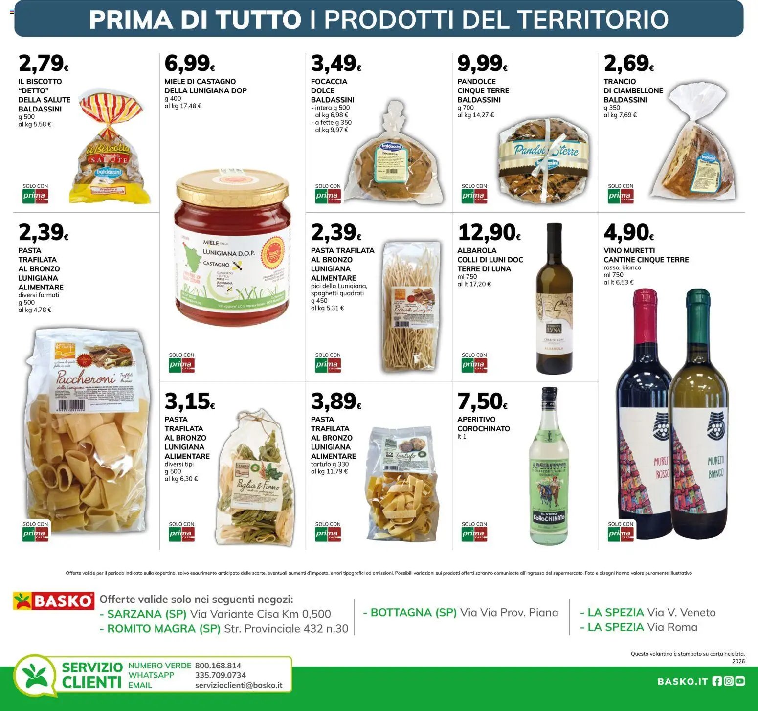 Basko volantino La Spezia