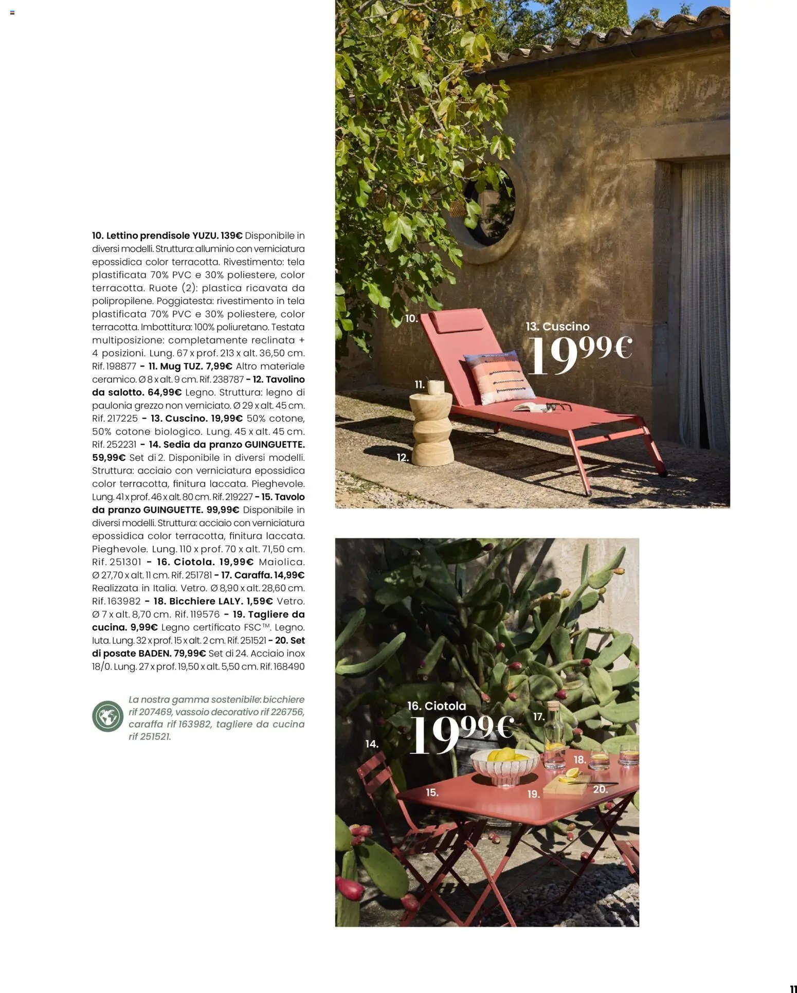 Maisons du Monde volantino Outdoor (2026-03-12 - 2026-09-30)