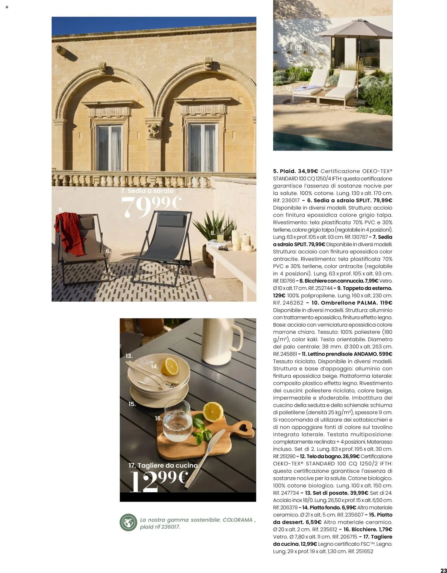 Maisons du Monde volantino Outdoor (2026-03-12 - 2026-09-30)
