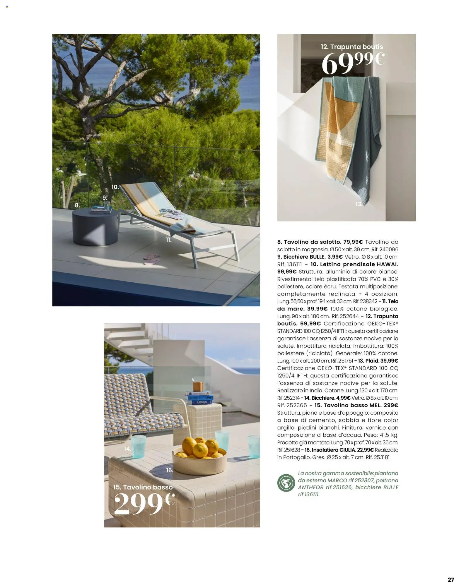 Maisons du Monde volantino Outdoor (2026-03-12 - 2026-09-30)