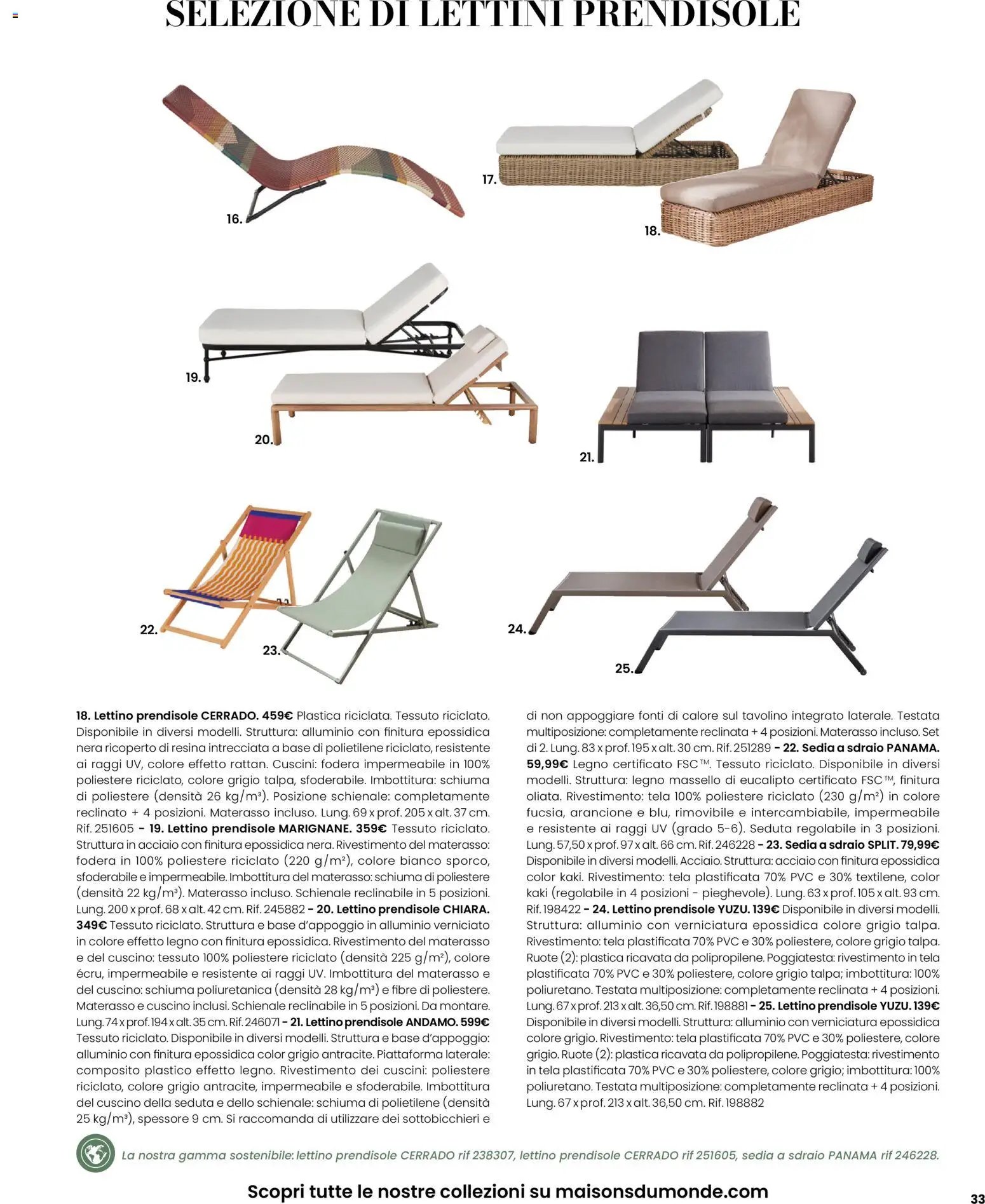 Maisons du Monde volantino Outdoor (2026-03-12 - 2026-09-30)