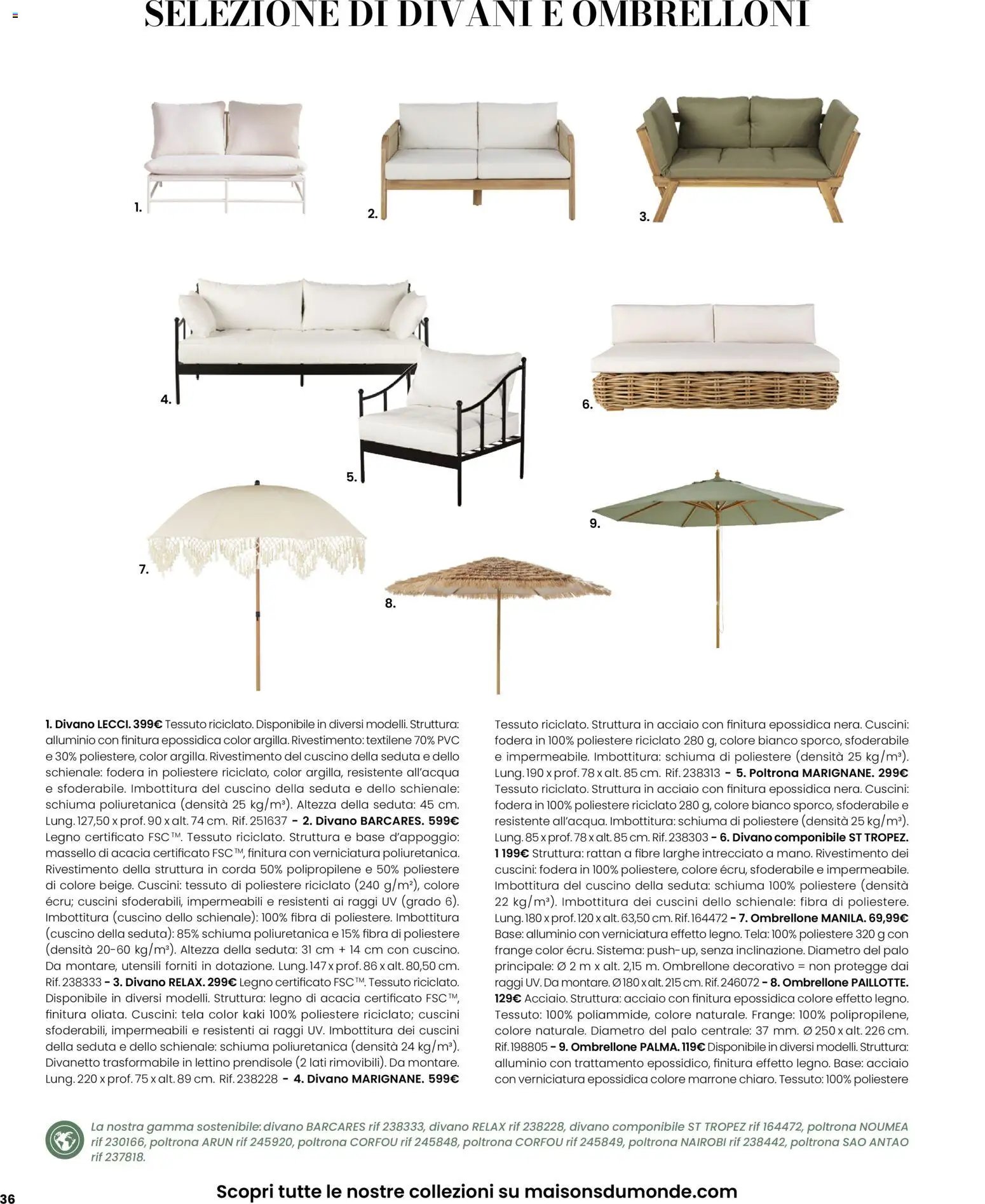 Maisons du Monde volantino Outdoor (2026-03-12 - 2026-09-30)