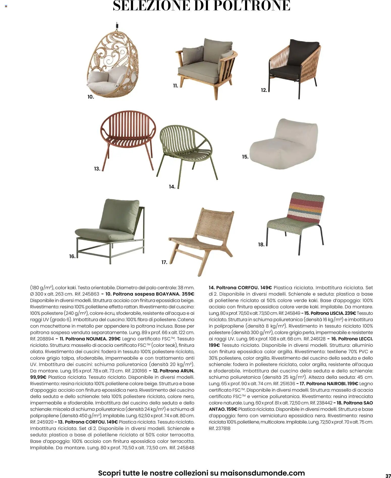 Maisons du Monde volantino Outdoor (2026-03-12 - 2026-09-30)