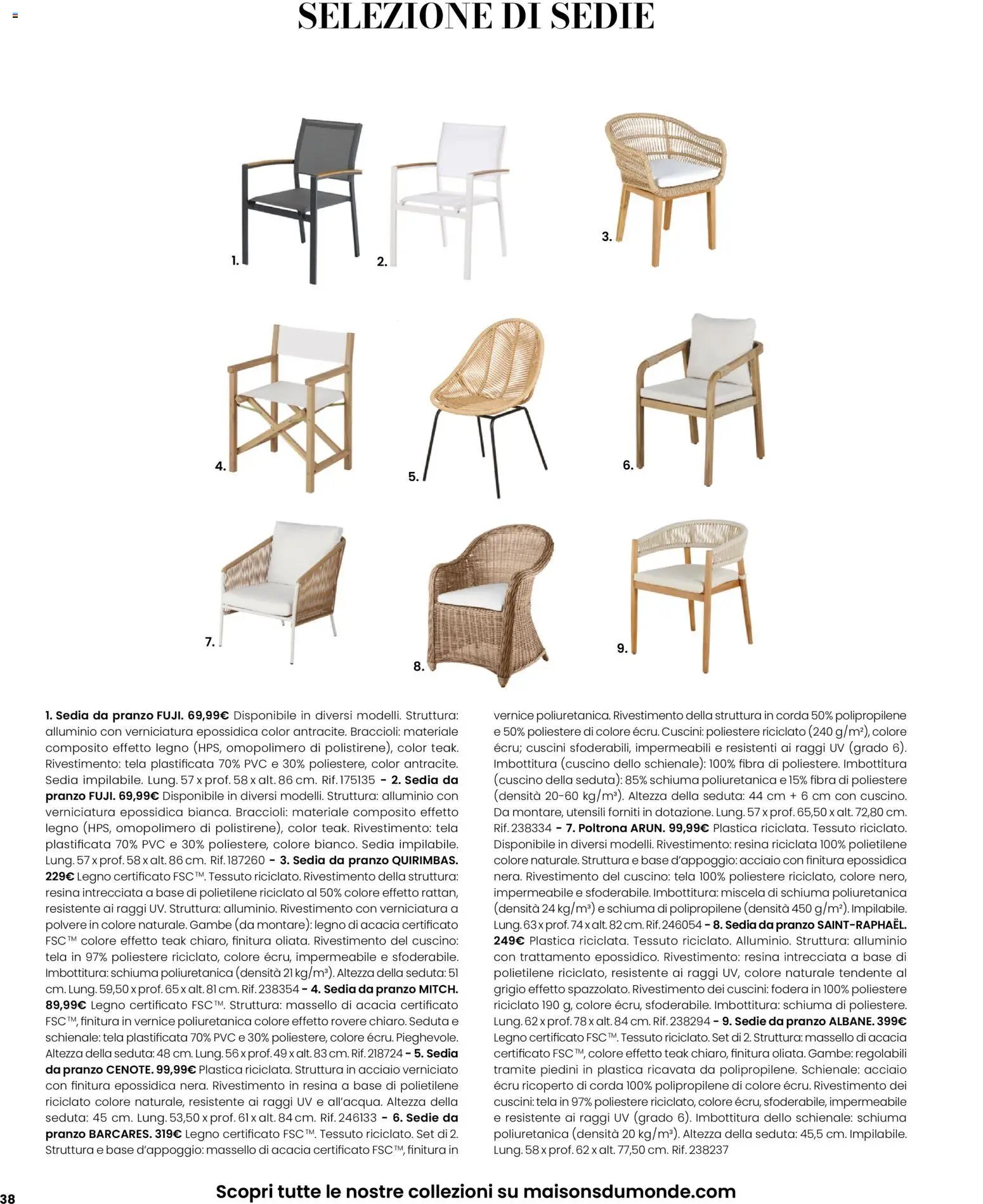 Maisons du Monde volantino Outdoor (2026-03-12 - 2026-09-30)