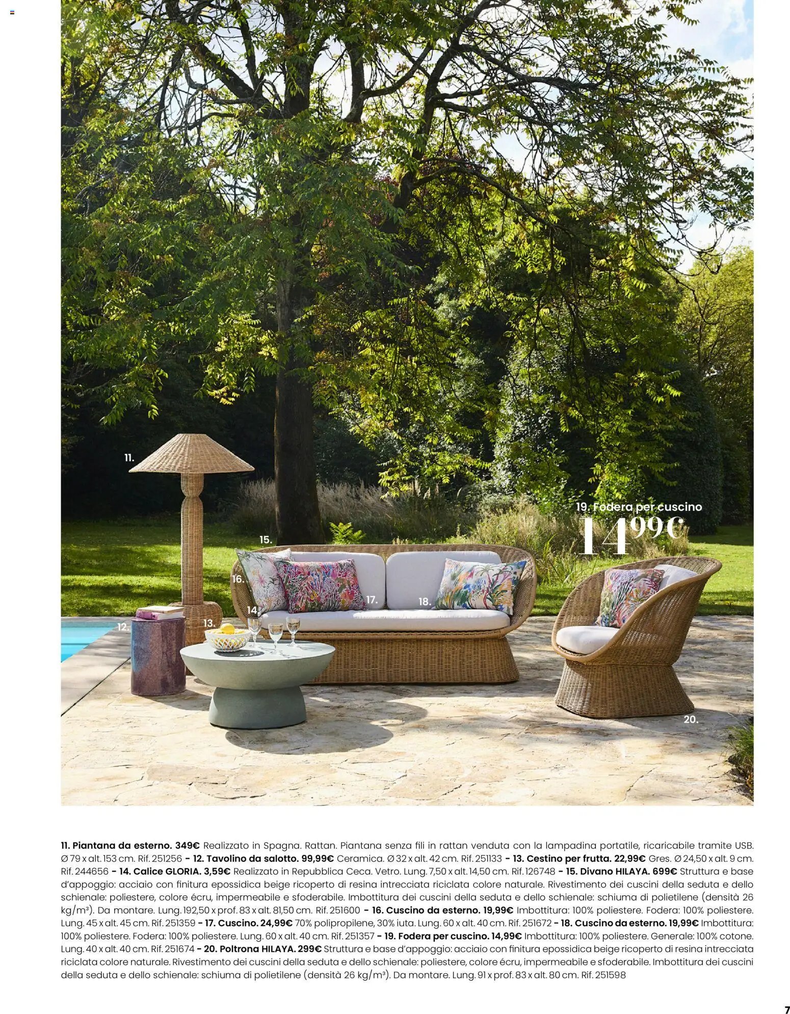Maisons du Monde volantino Outdoor (2026-03-12 - 2026-09-30)