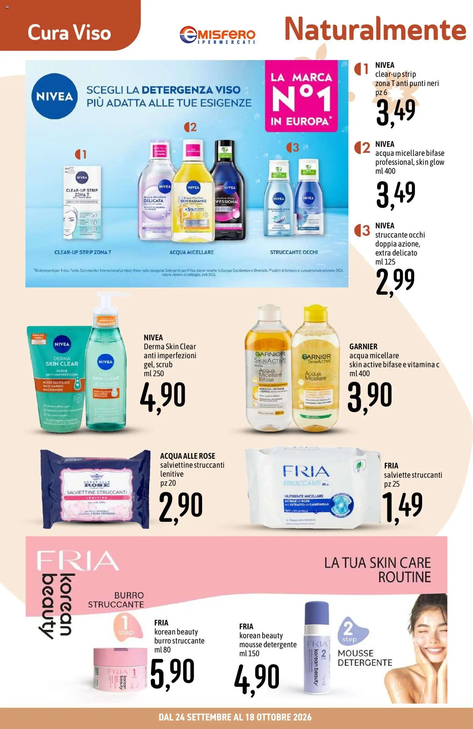 Emisfero volantino Bellezza