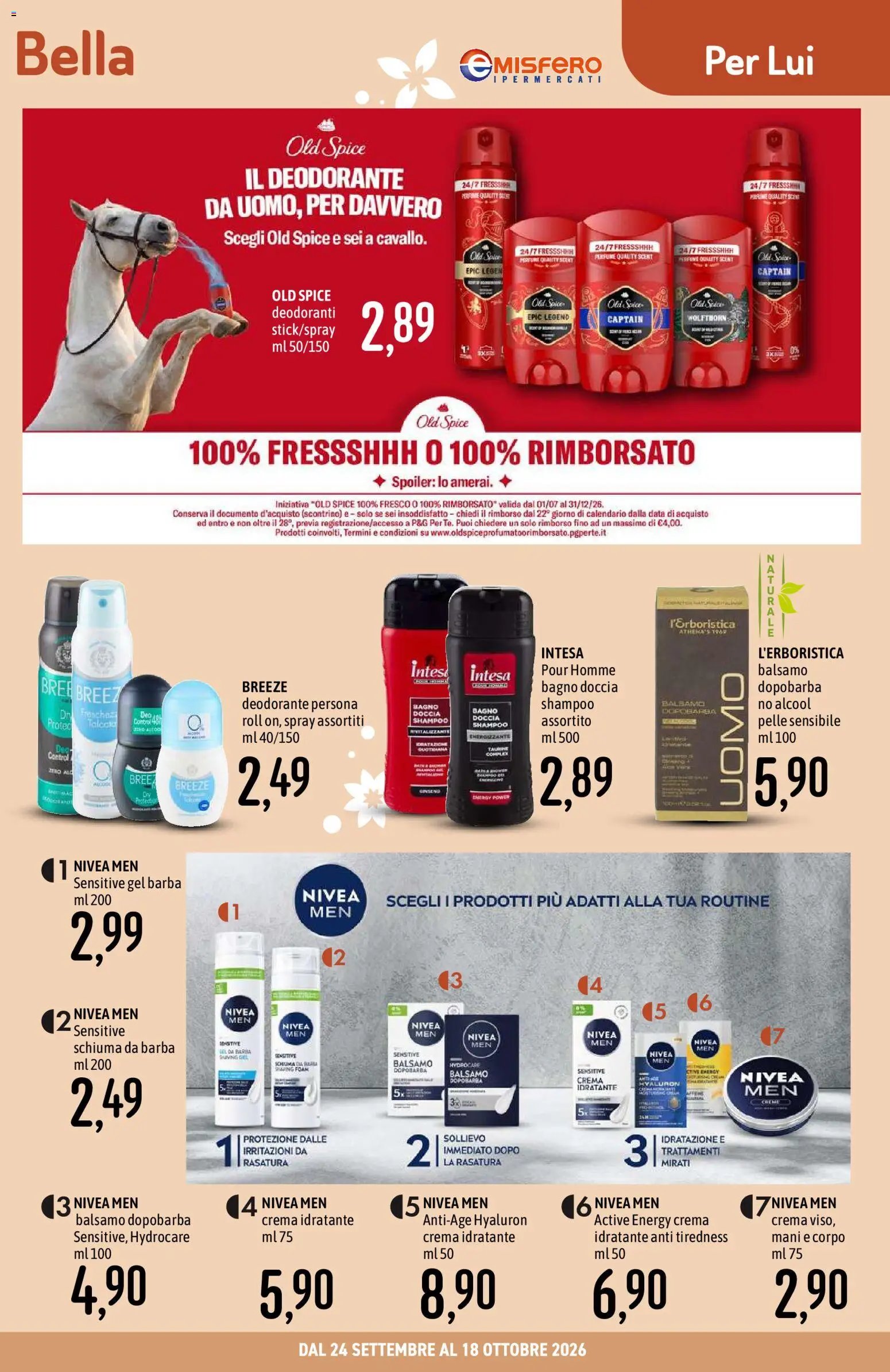 Emisfero volantino Bellezza