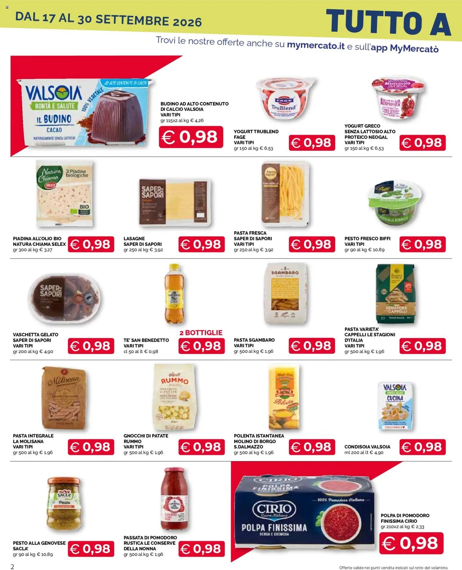 Mercatò volantino Big