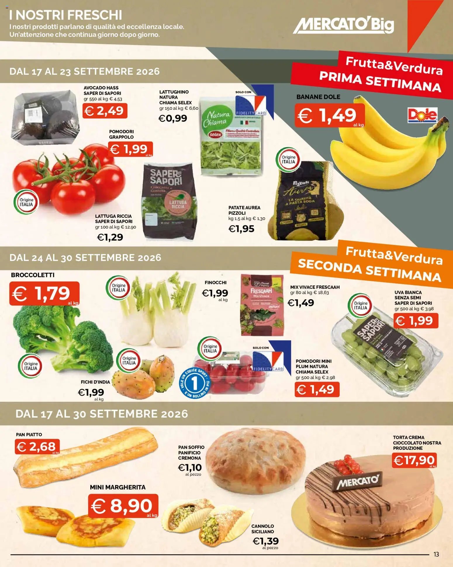 Mercatò volantino Big