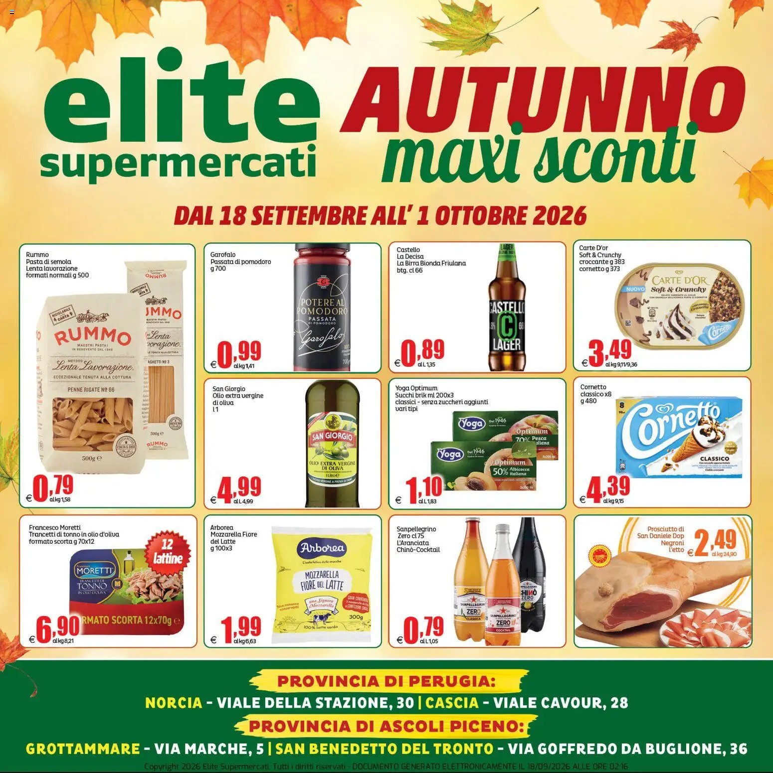 Elite Supermercati volantino Grottammare