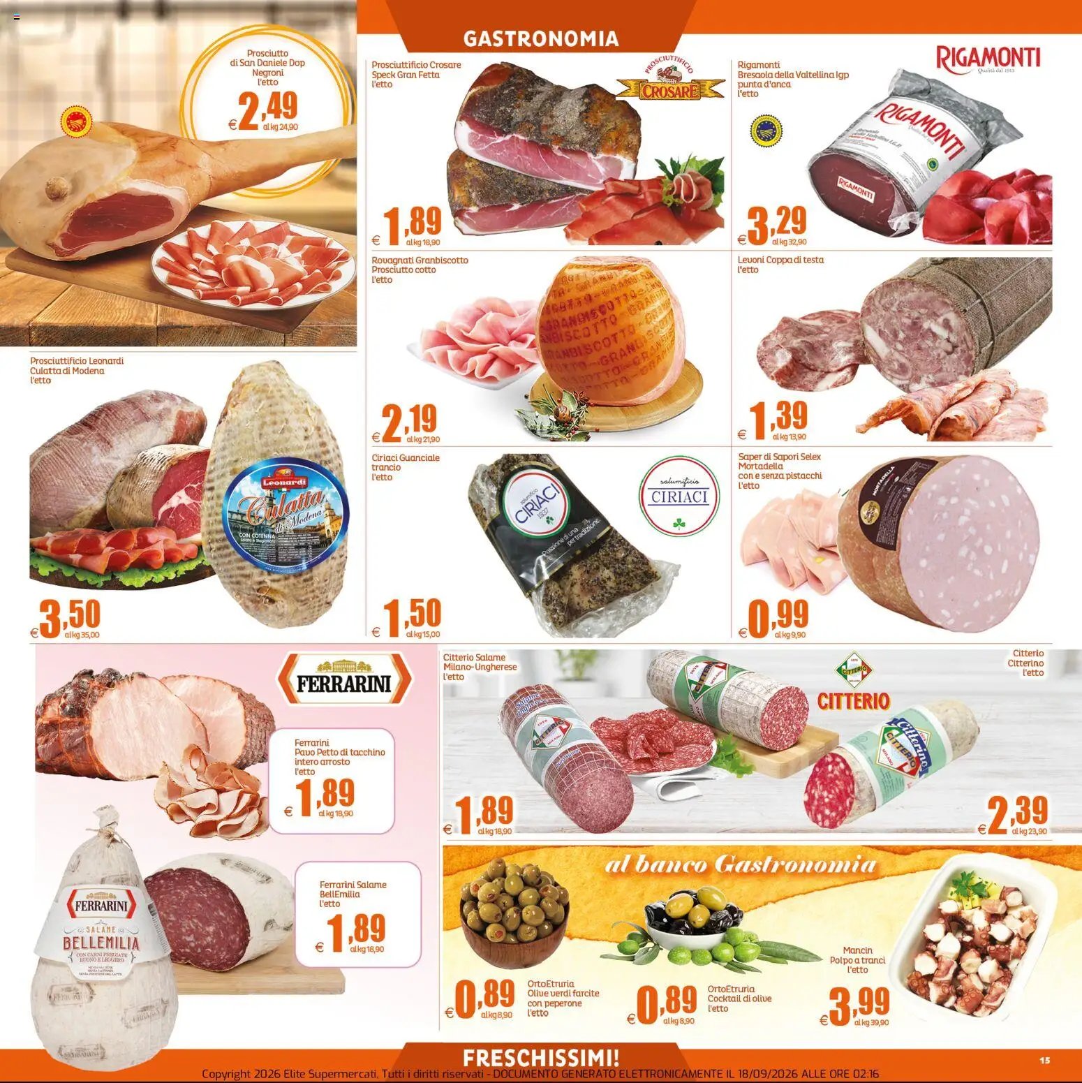 Elite Supermercati volantino Grottammare