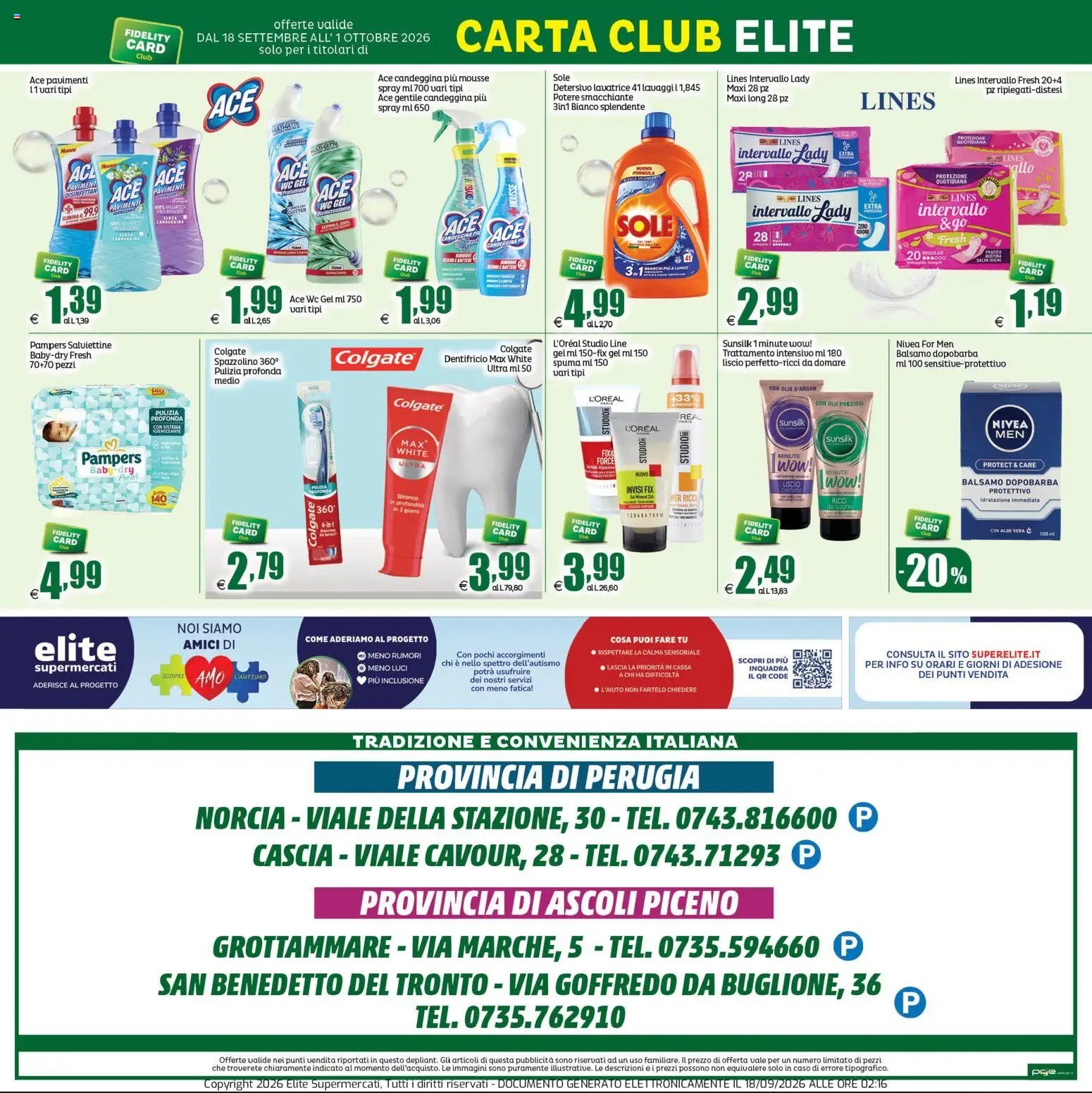 Elite Supermercati volantino Grottammare