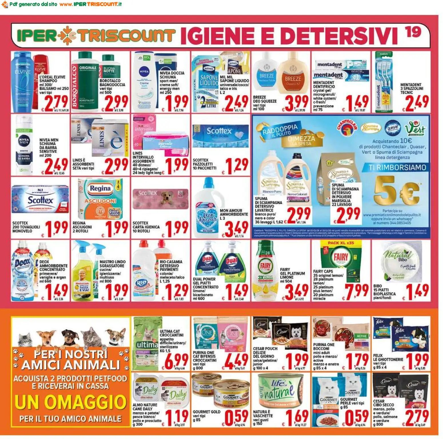 Ipertriscount volantino Casal Bertone