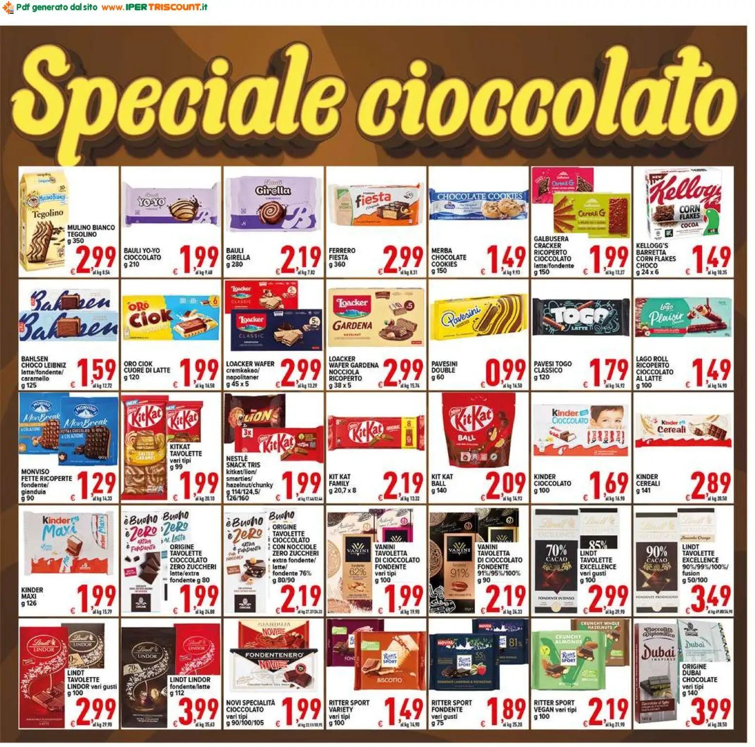 Ipertriscount volantino Casal Bertone