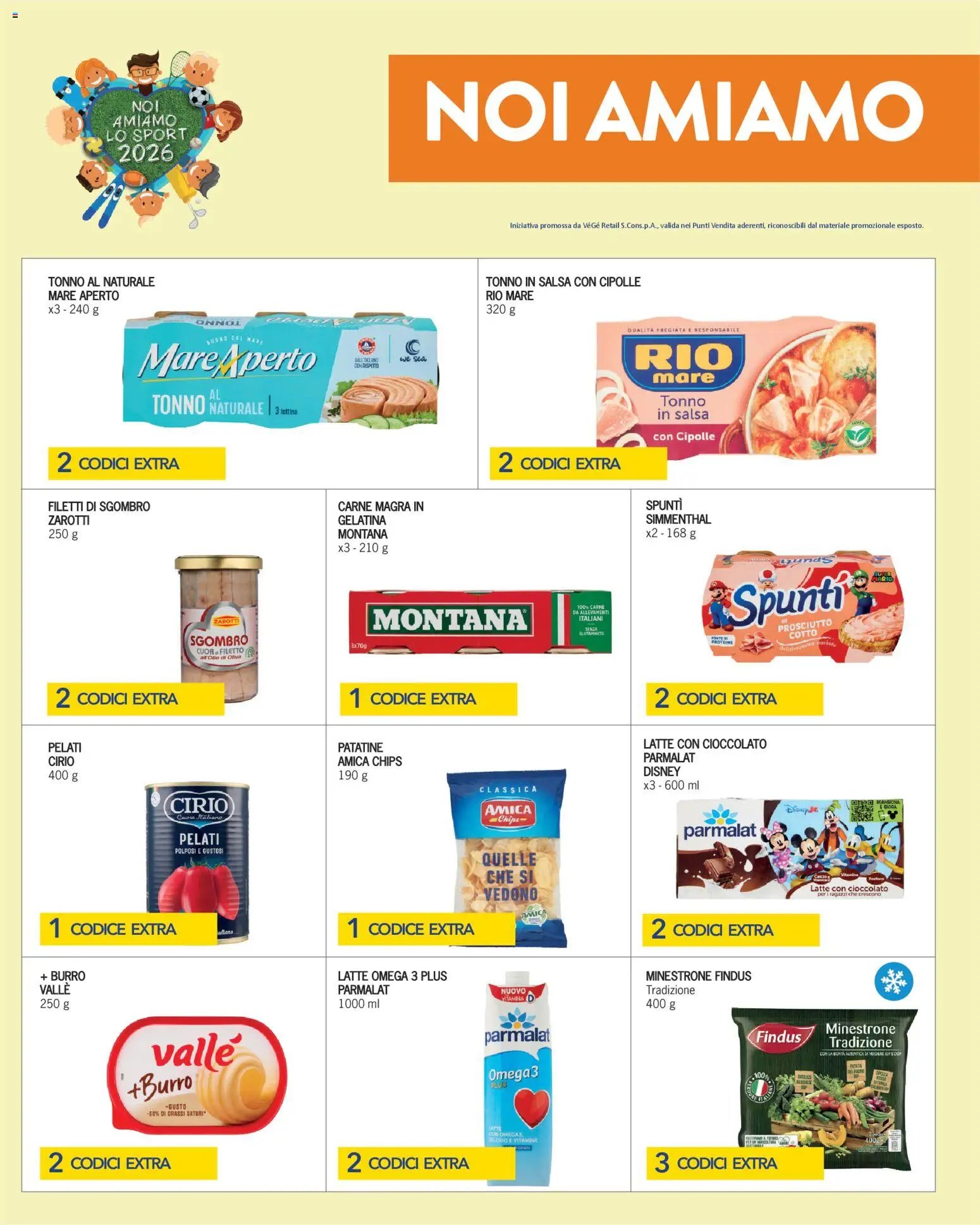 Migross volantino Noi Amiamo Lo Sport