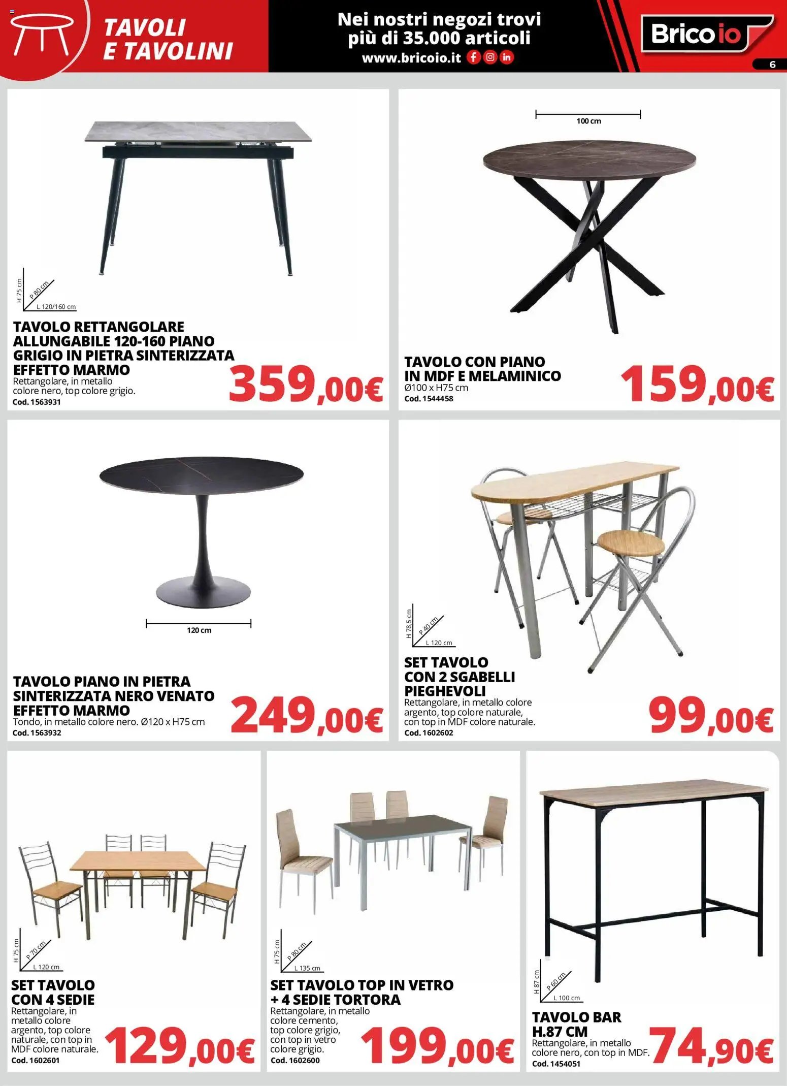 Brico io volantino Arredo