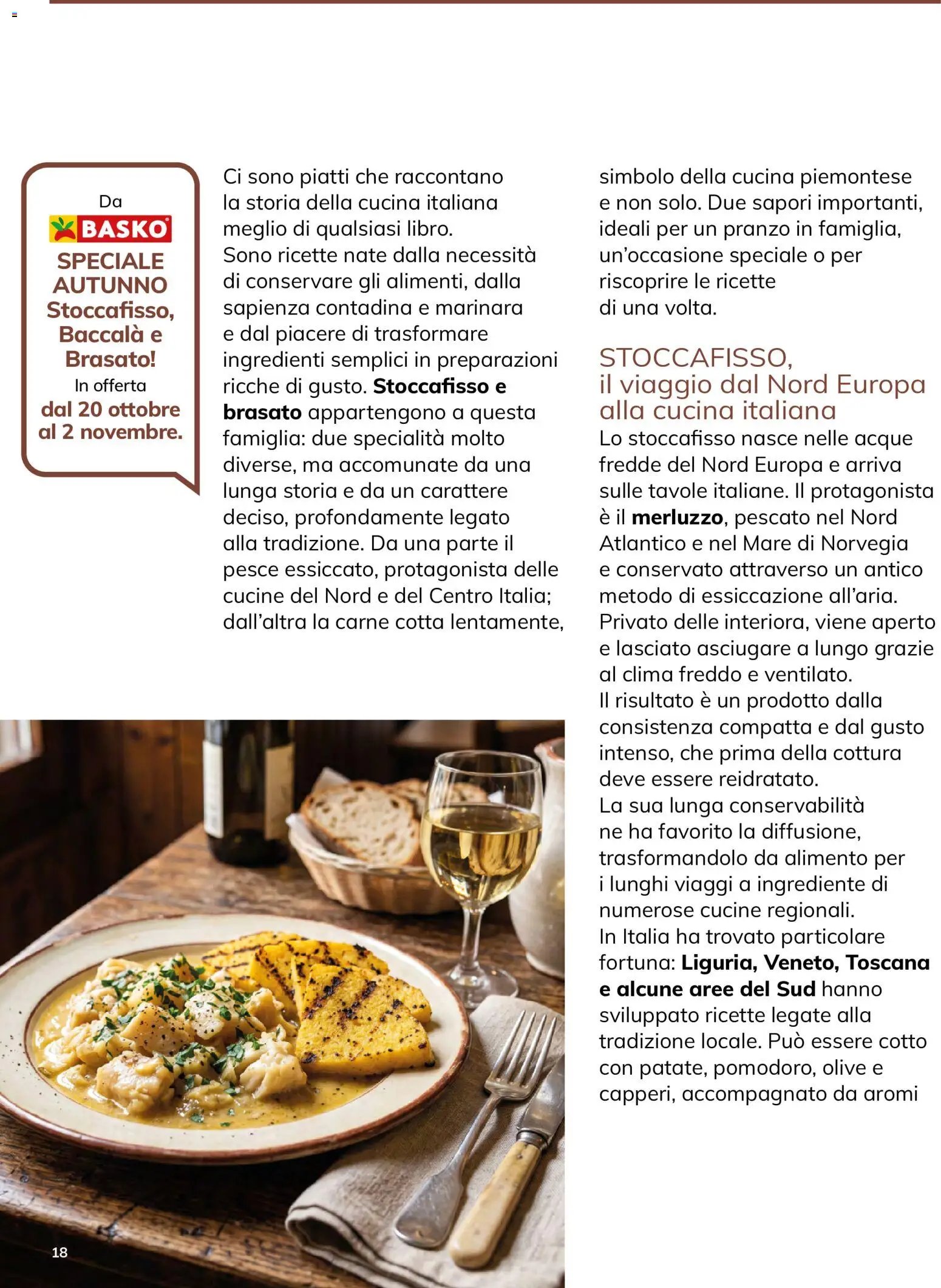 Basko volantino Magazine ottobre
