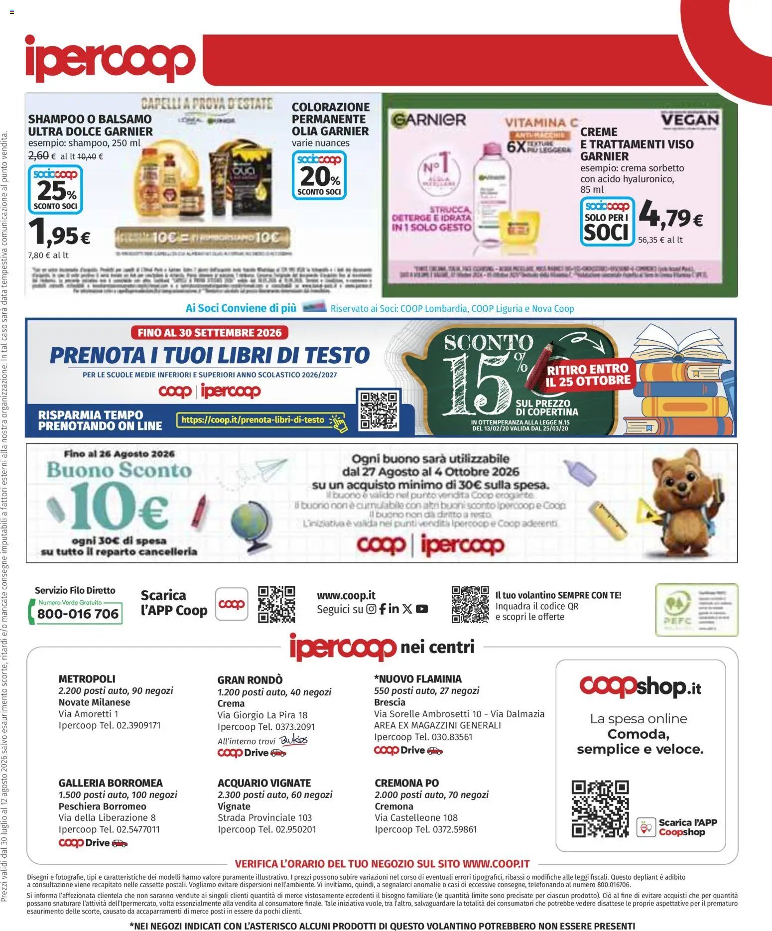 Ipercoop volantino Brescia