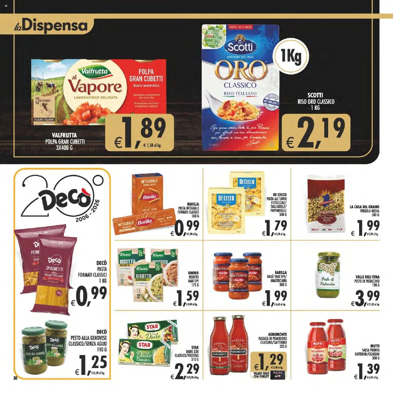Decò volantino Gourmet Sicilia