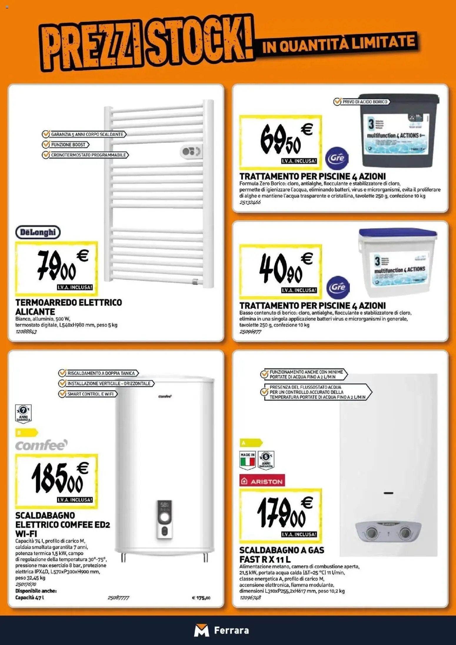 TECNOMAT - Straordinari prezzi stock!