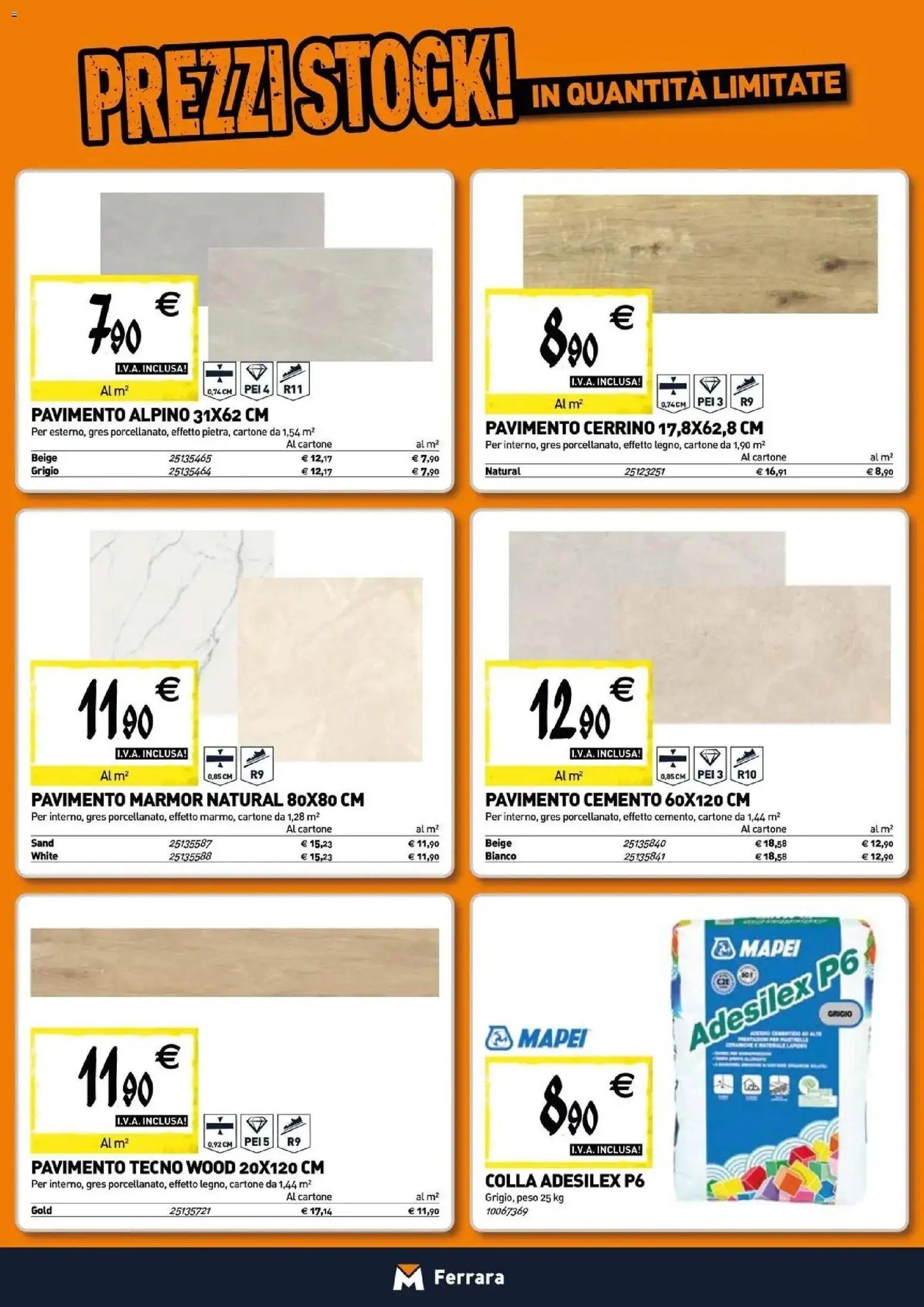 TECNOMAT - Straordinari prezzi stock!