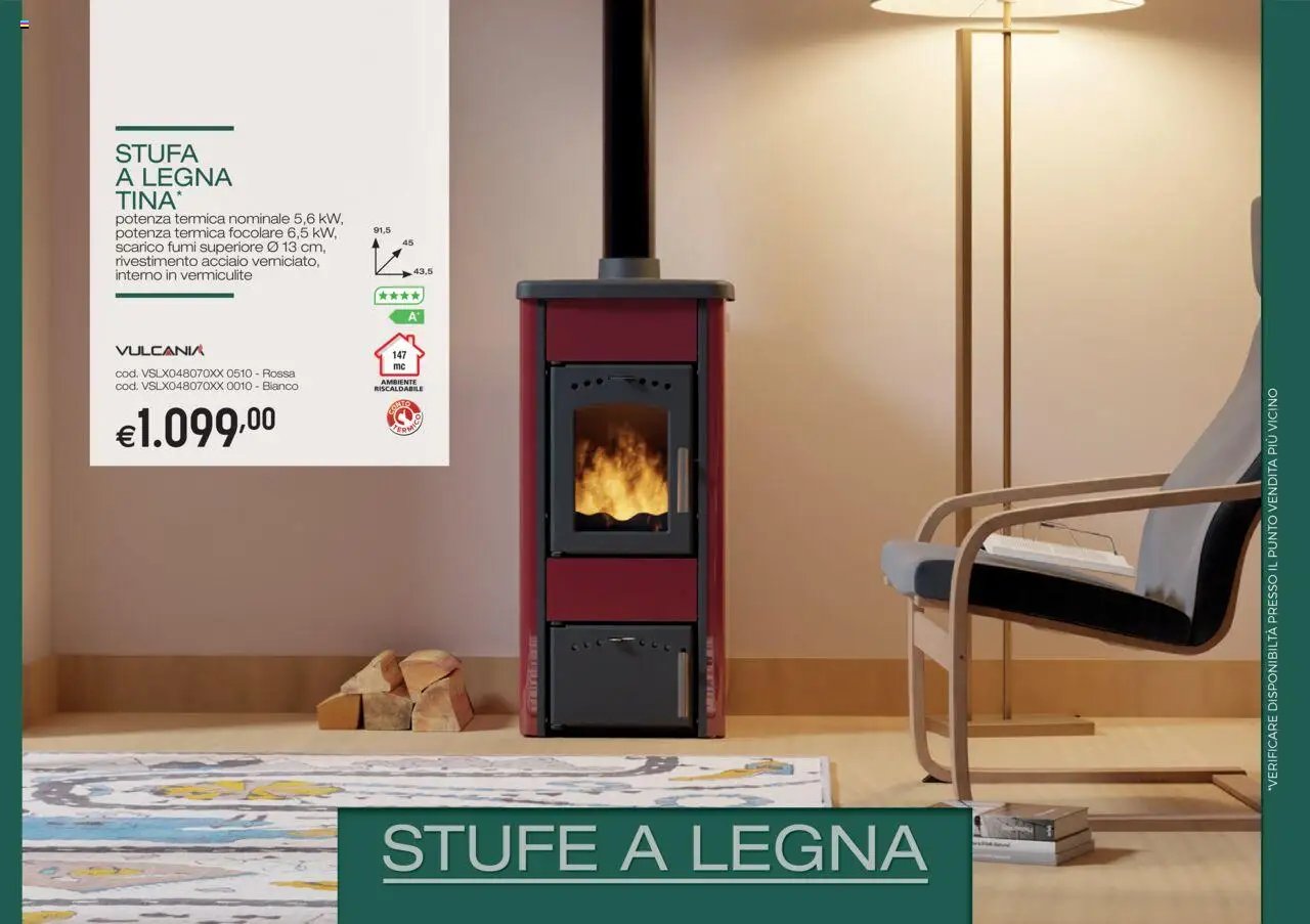 Brico OK Stufe a Legna catalogo (2025-09-11 - 2025-12-31)