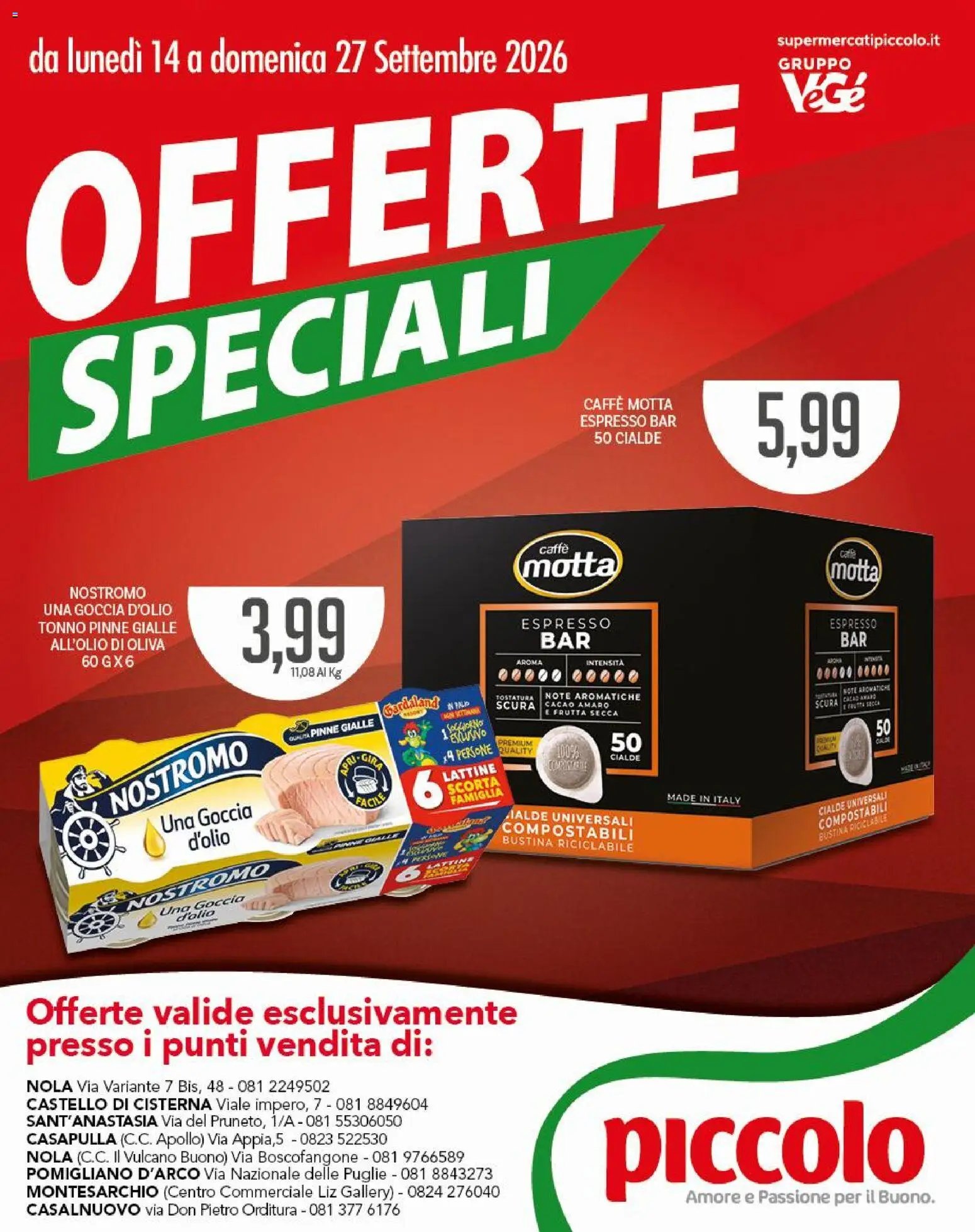 Piccolo volantino Offerte Speciali