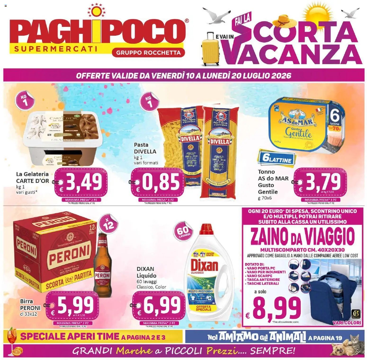 Paghi Poco volantino