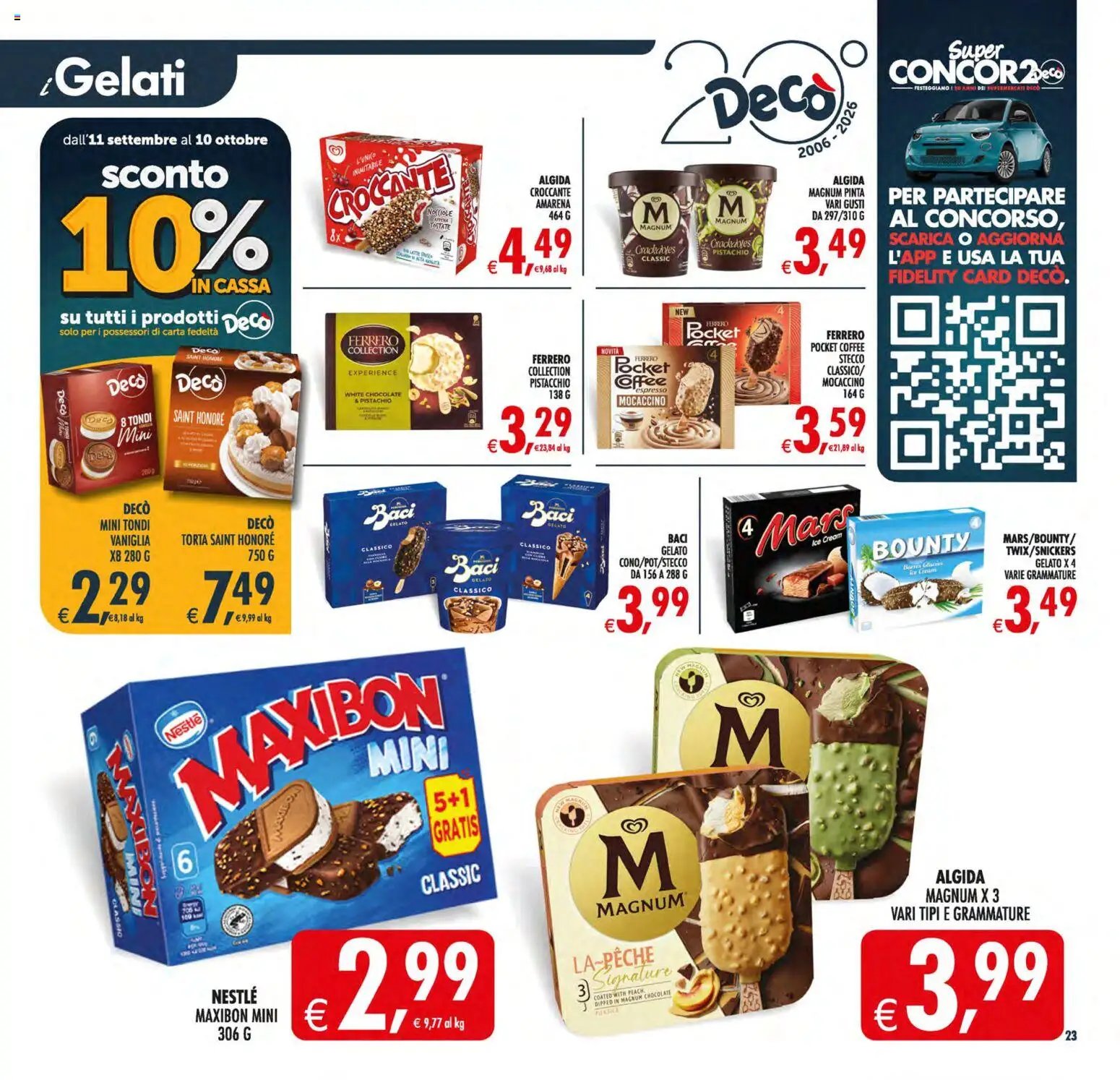 Decò volantino Maxistore, Supermercati, Local Sicilia