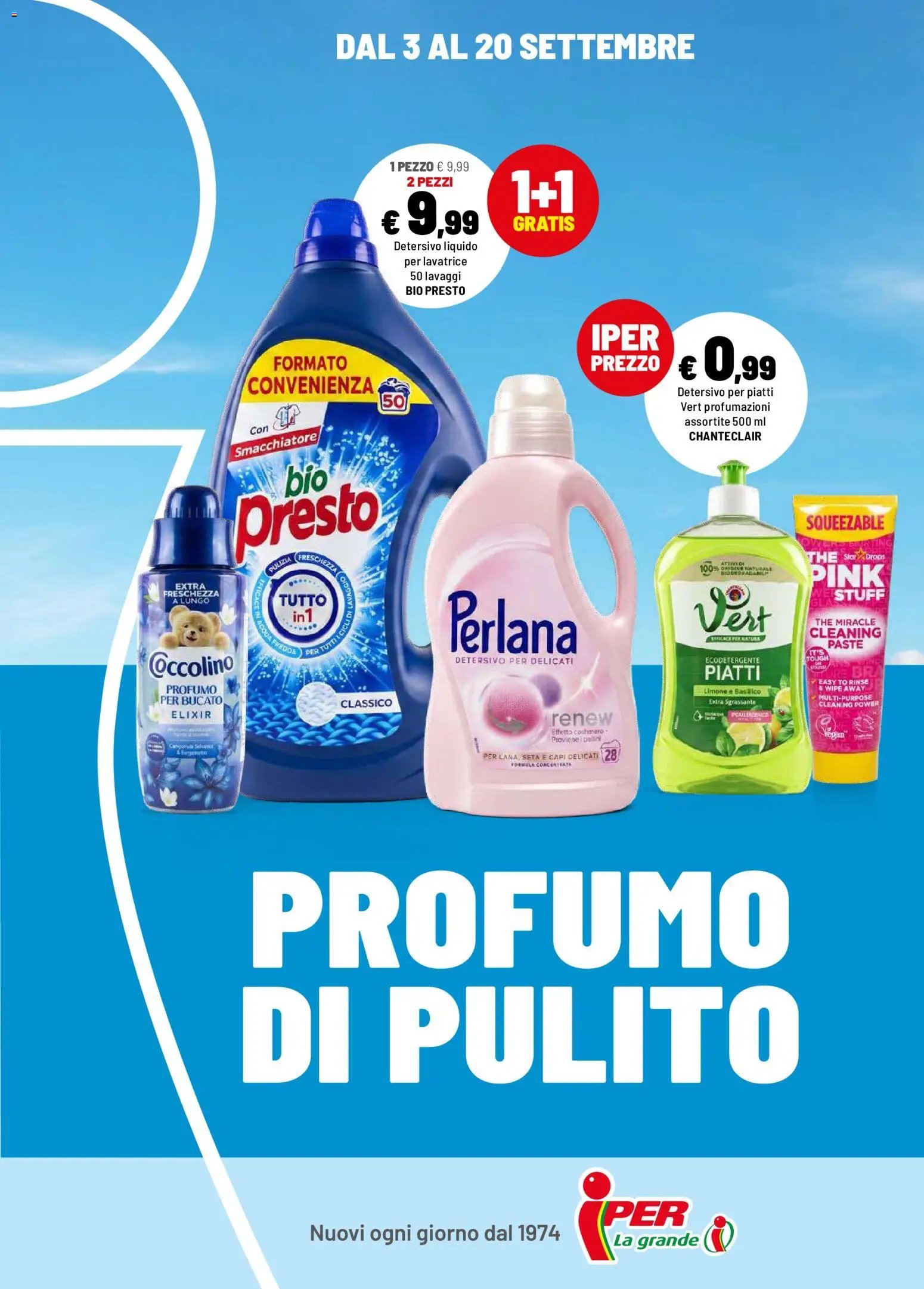 Iper volantino Profumo di Pulito