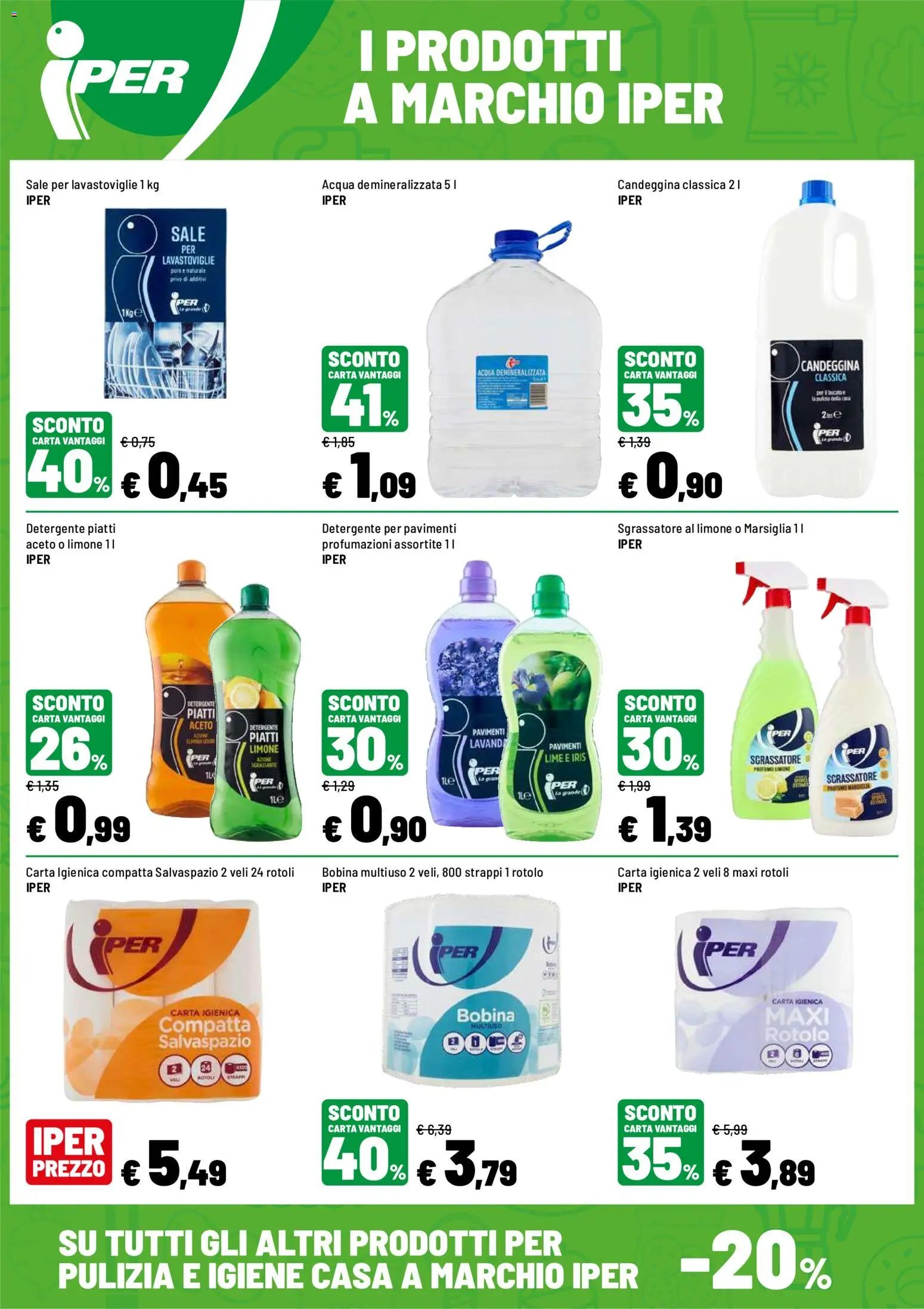 Iper volantino Profumo di Pulito