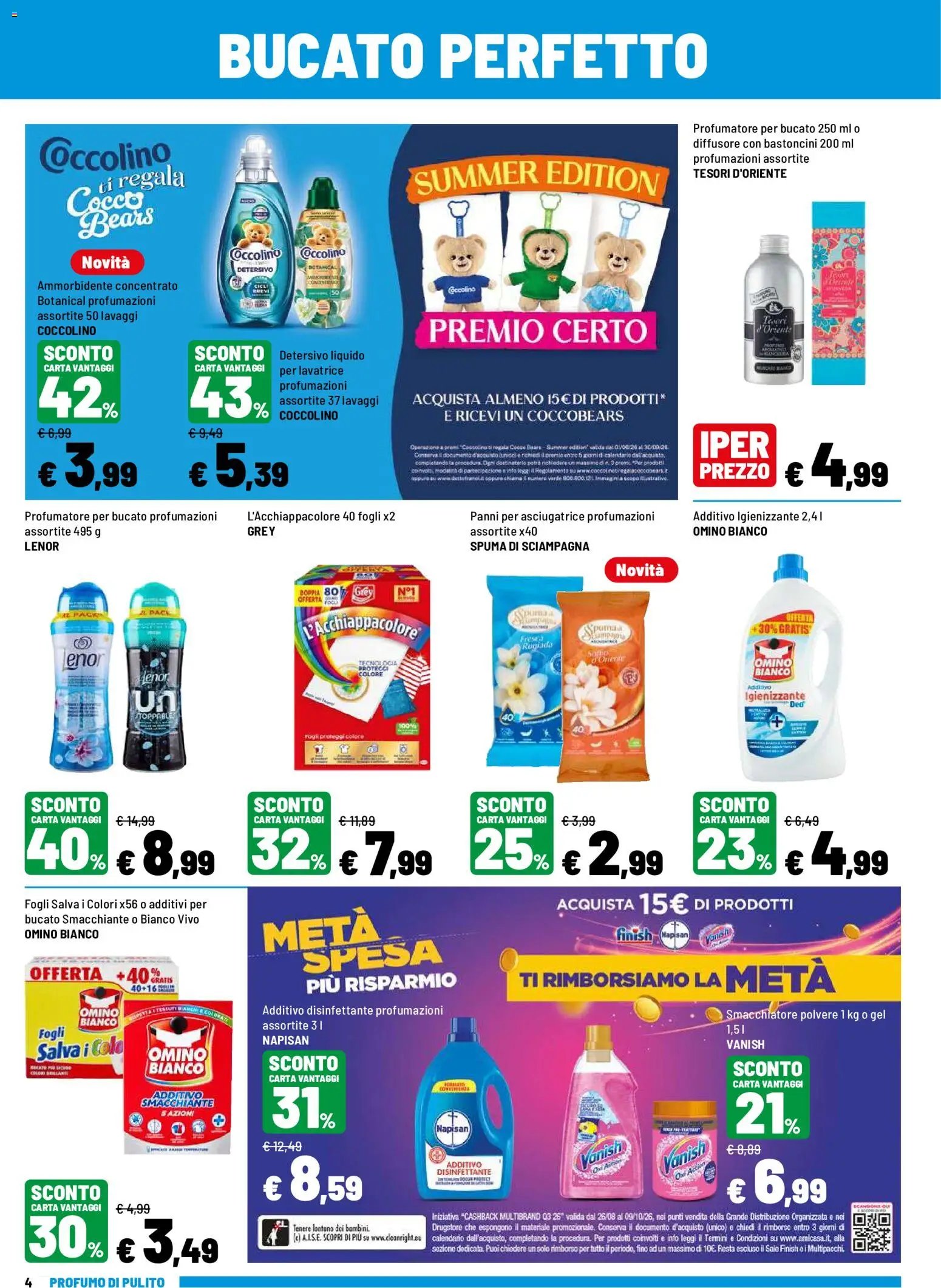 Iper volantino Profumo di Pulito