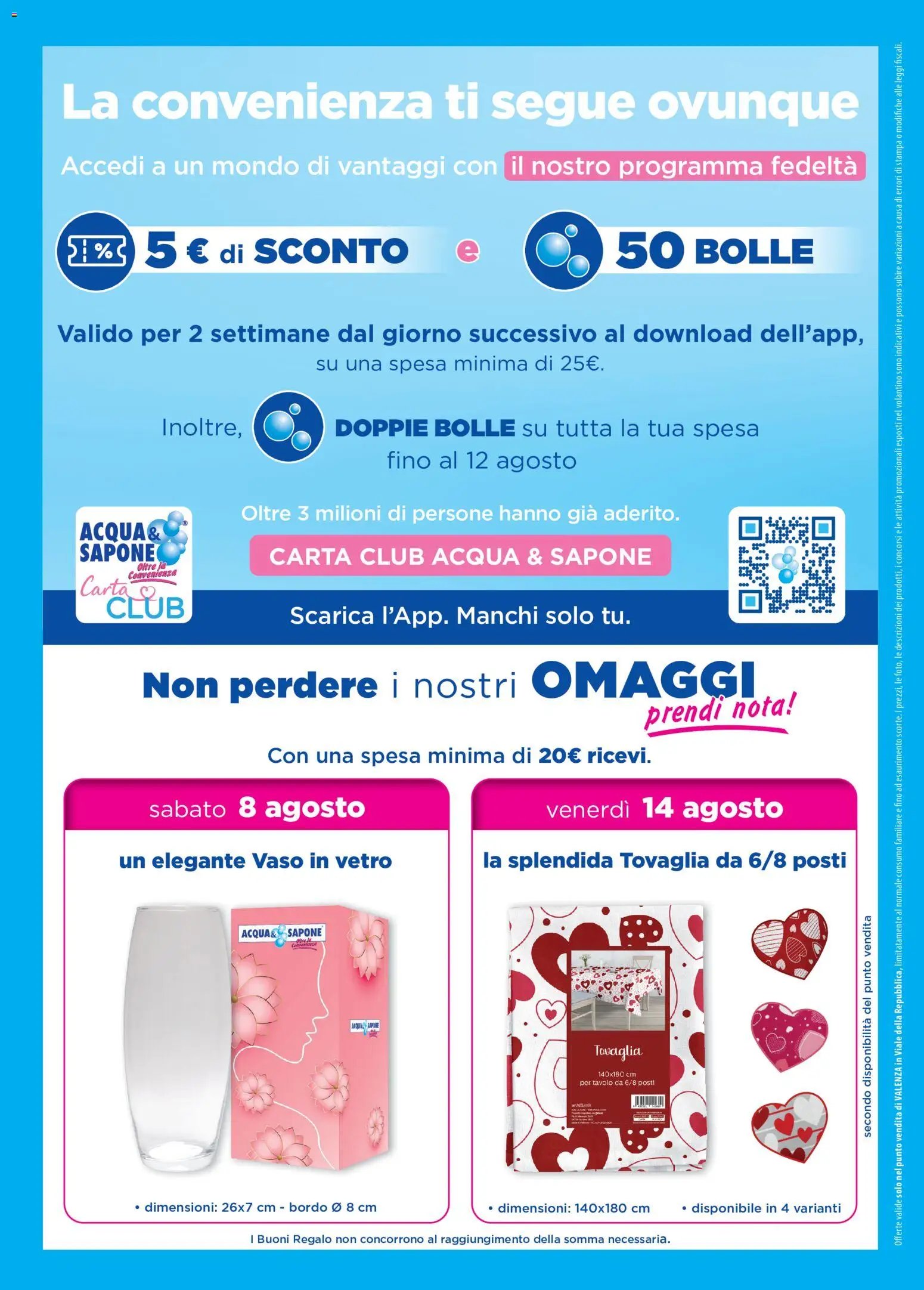 Acqua e Sapone volantino Apertura Valenza