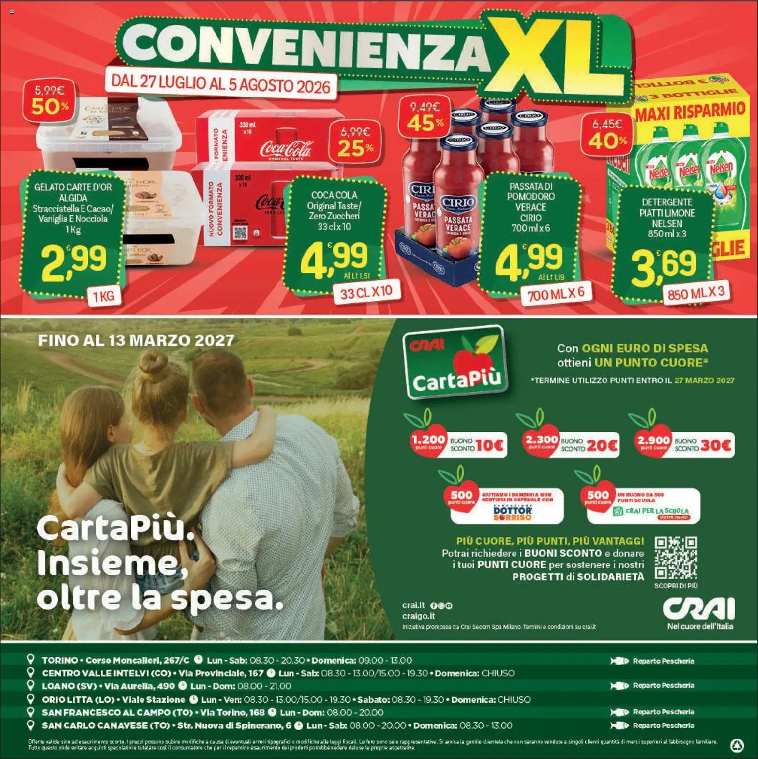CRAI volantino Extra Torino