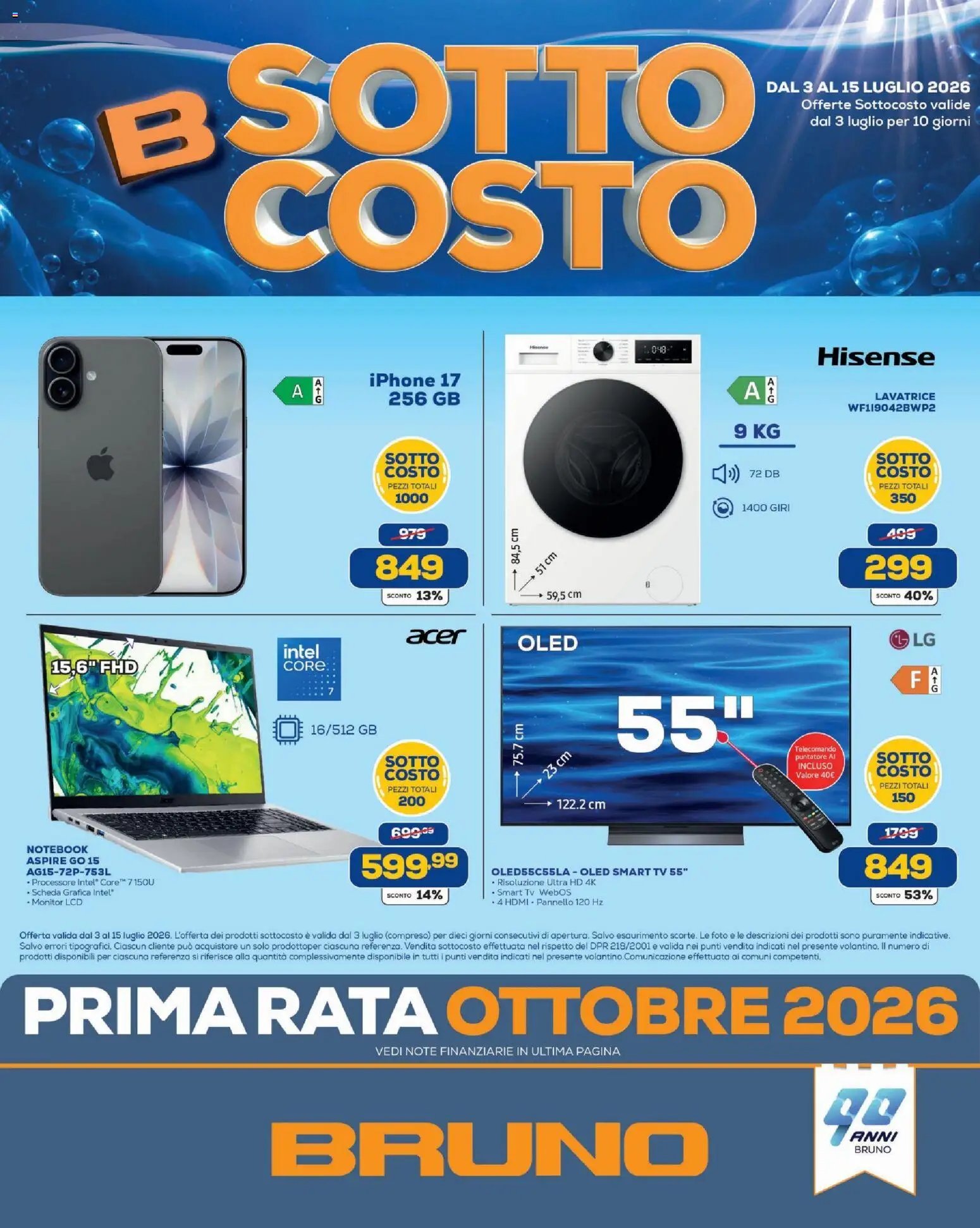 BRUNO volantino Milazzo