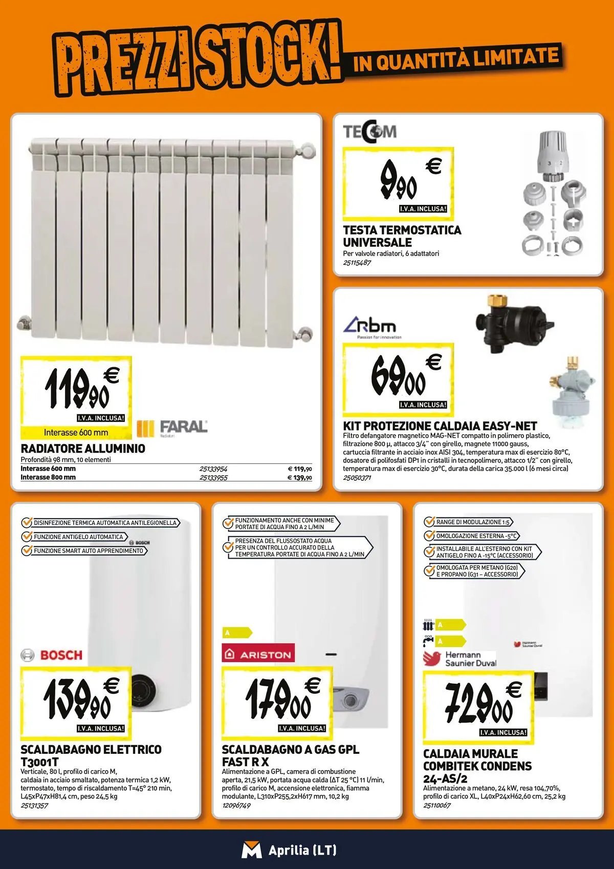 TECNOMAT - Straordinari prezzi stock!