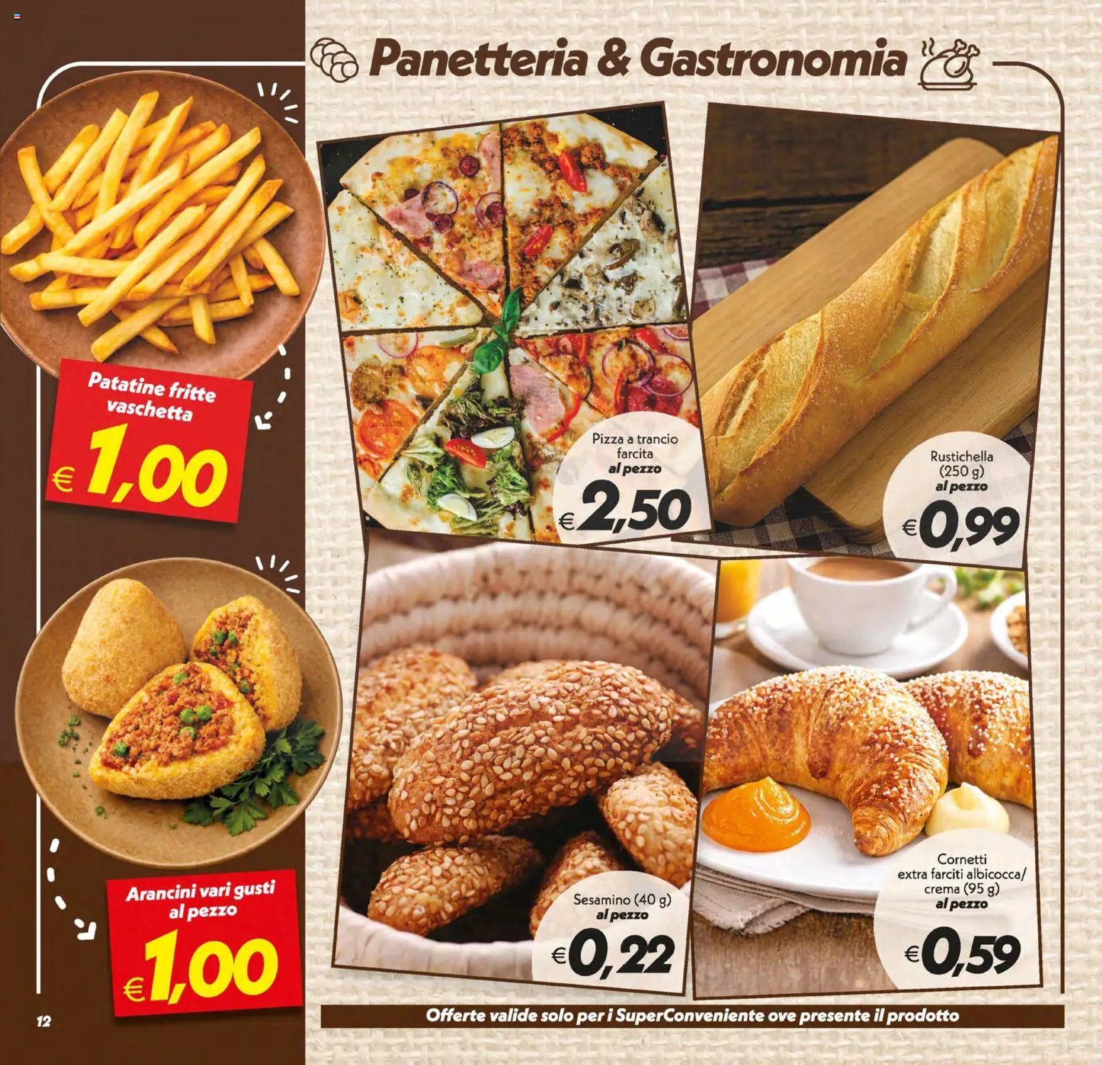 SuperConveniente volantino Caltanissetta, San Cataldo, Avola, Lascari, Milazzo, Barcellona