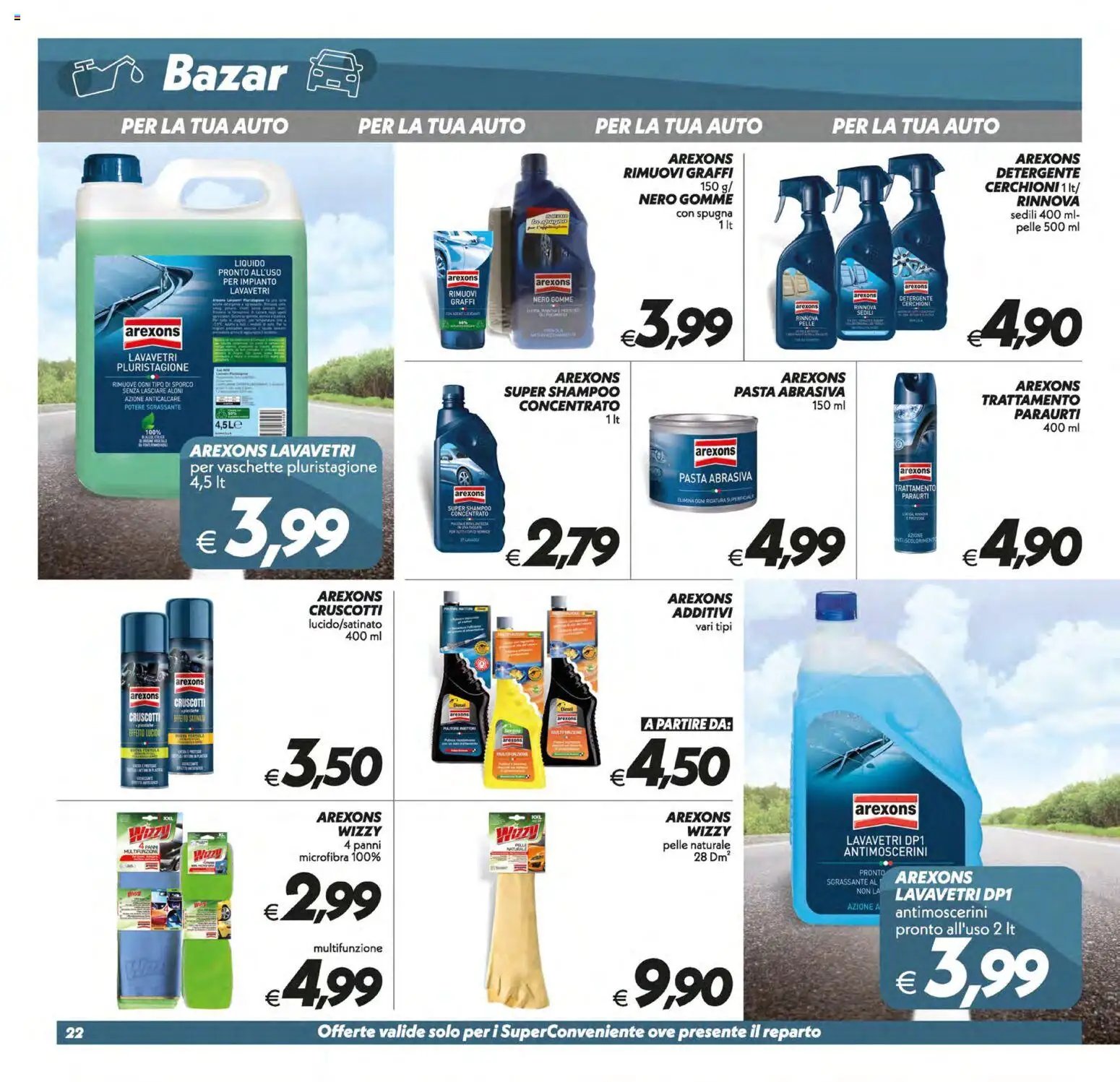 SuperConveniente volantino Caltanissetta, San Cataldo, Avola, Lascari, Milazzo, Barcellona