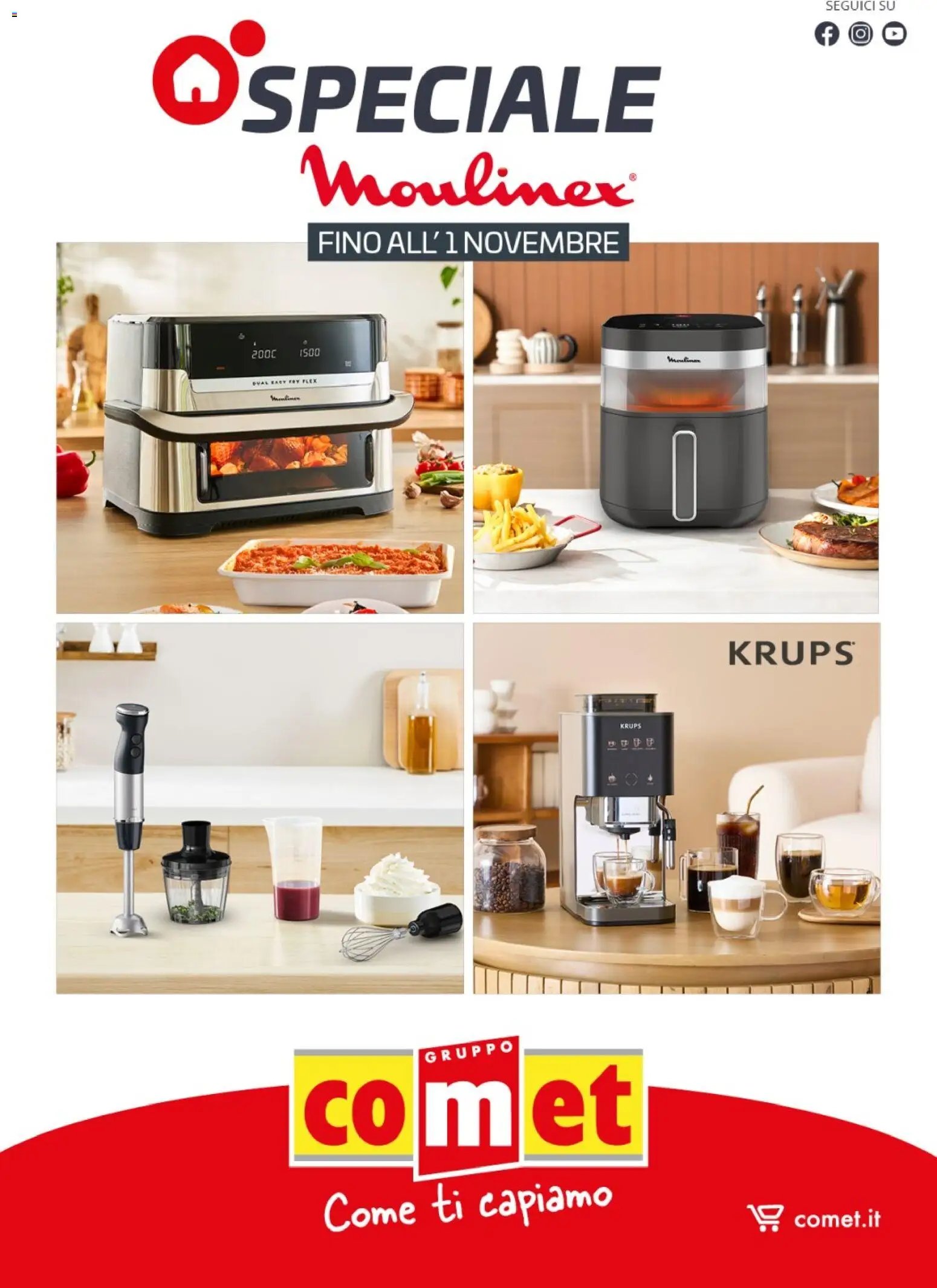 Comet volantino Moulinex Krups