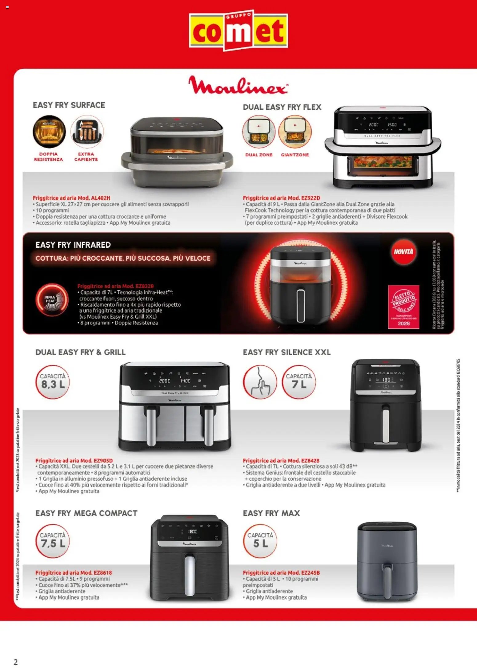 Comet volantino Moulinex Krups
