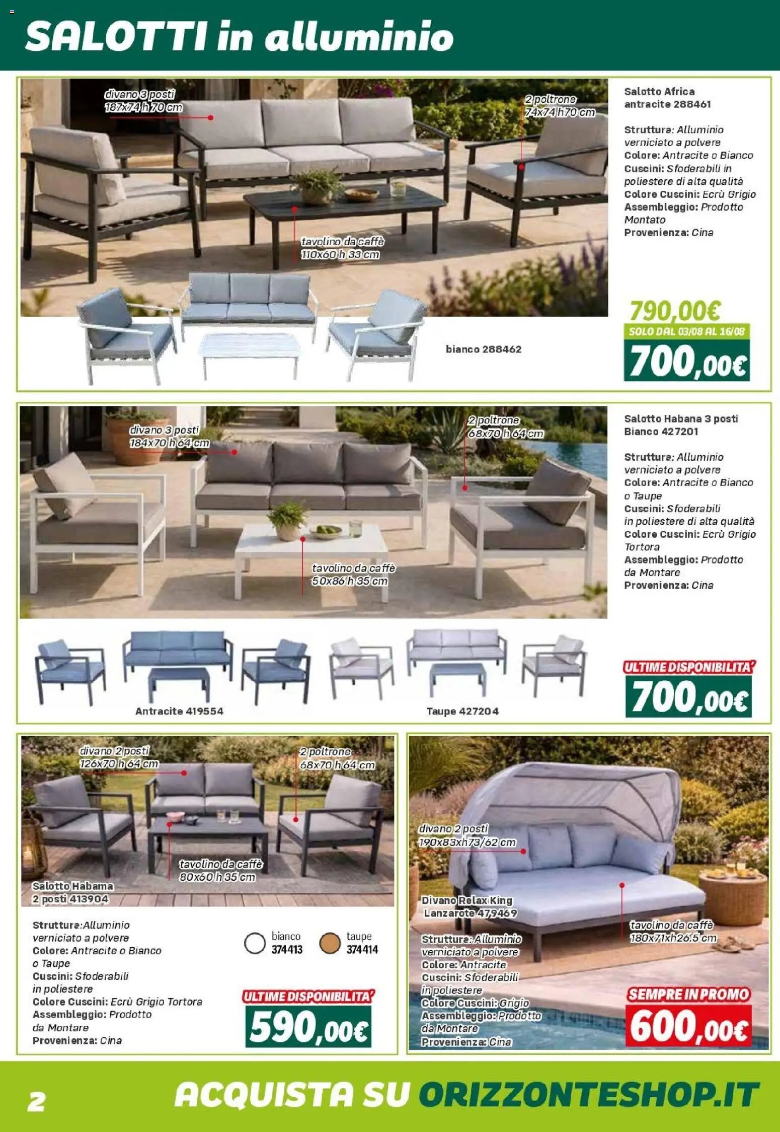 Orizzonte volantino Arredo Giardino (2026-04-24 - 2026-09-27)
